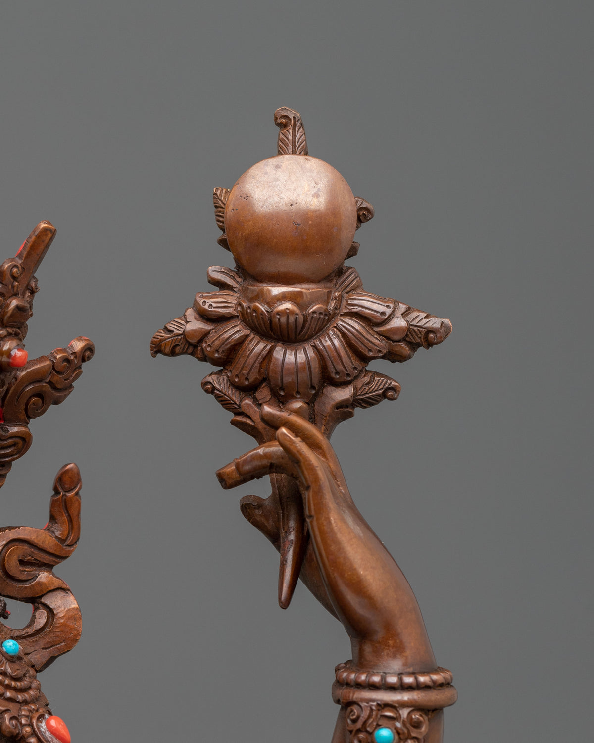 Sherab Chamma Figurine | Oxidized Copper Sculpture