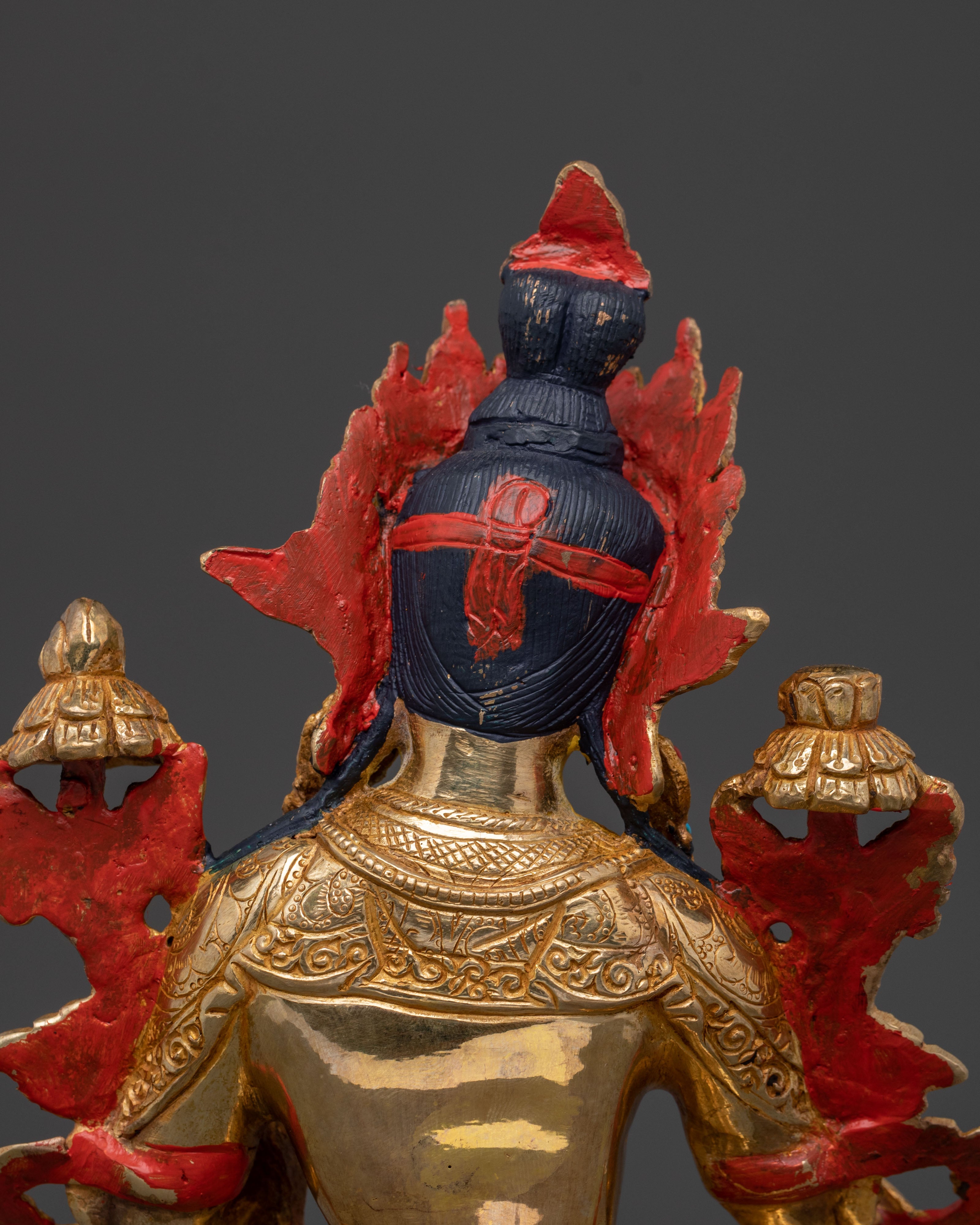 White Tara Statue | Handcrafted Golden Serenity
