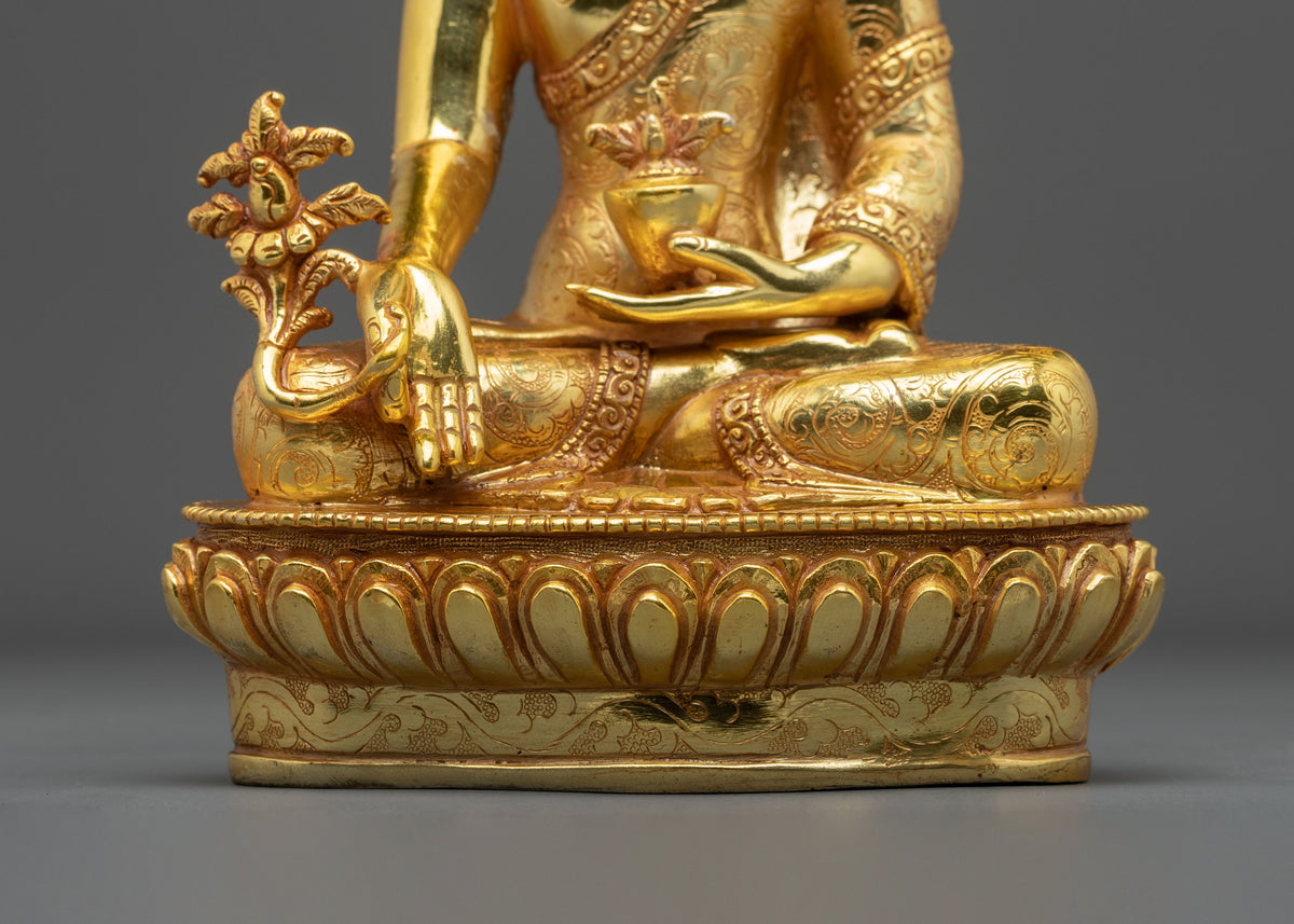 Medicine Buddha Sculpture | Figurine for Sacred Healing