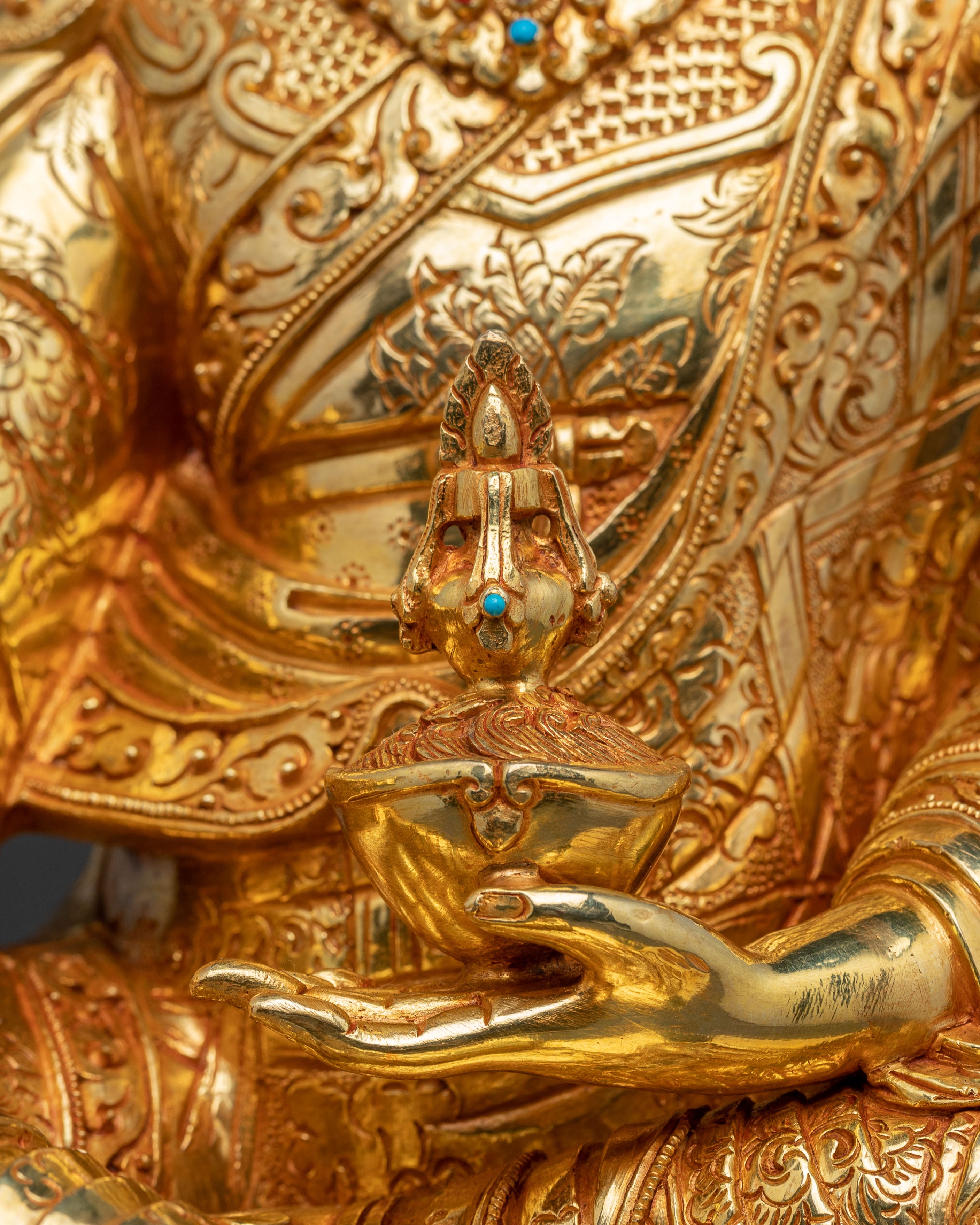 Handmade Statue of Buddhist Master Padmasambhava