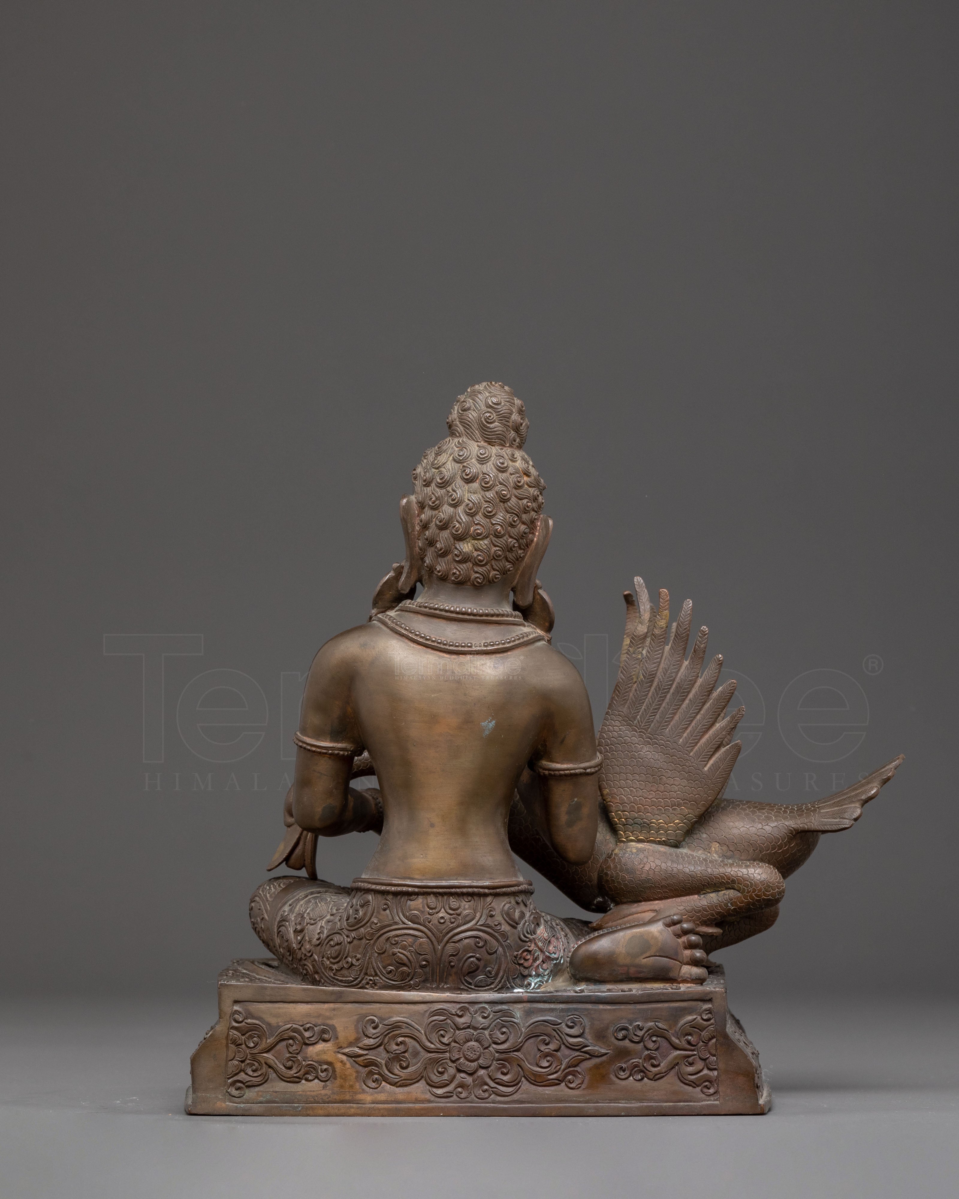 Handcrafted Siddhartha Gautama Oxidized Statue – Antique Copper Finish