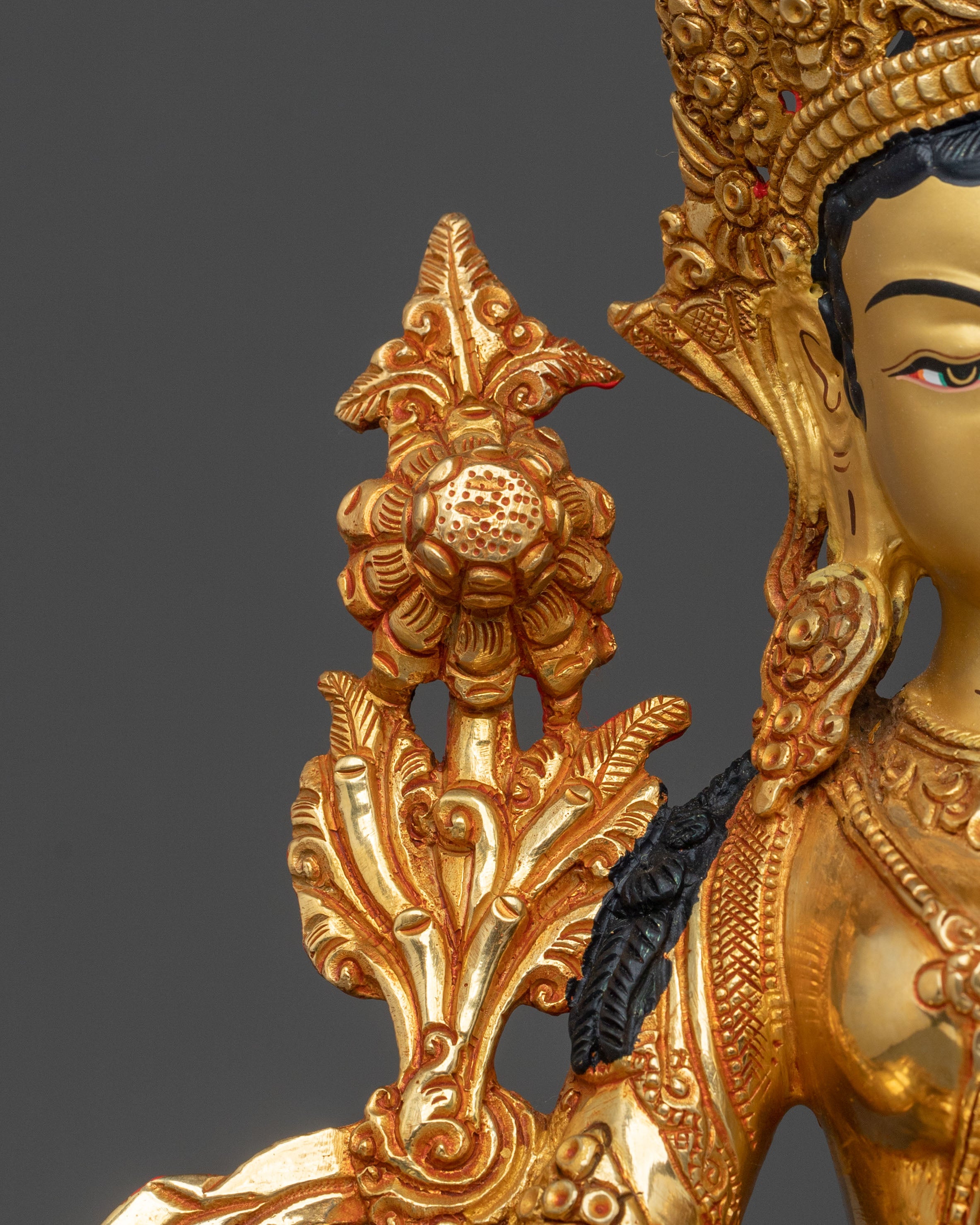 Tibetan White Tara Handmade Statue |  Goddess of Compassion