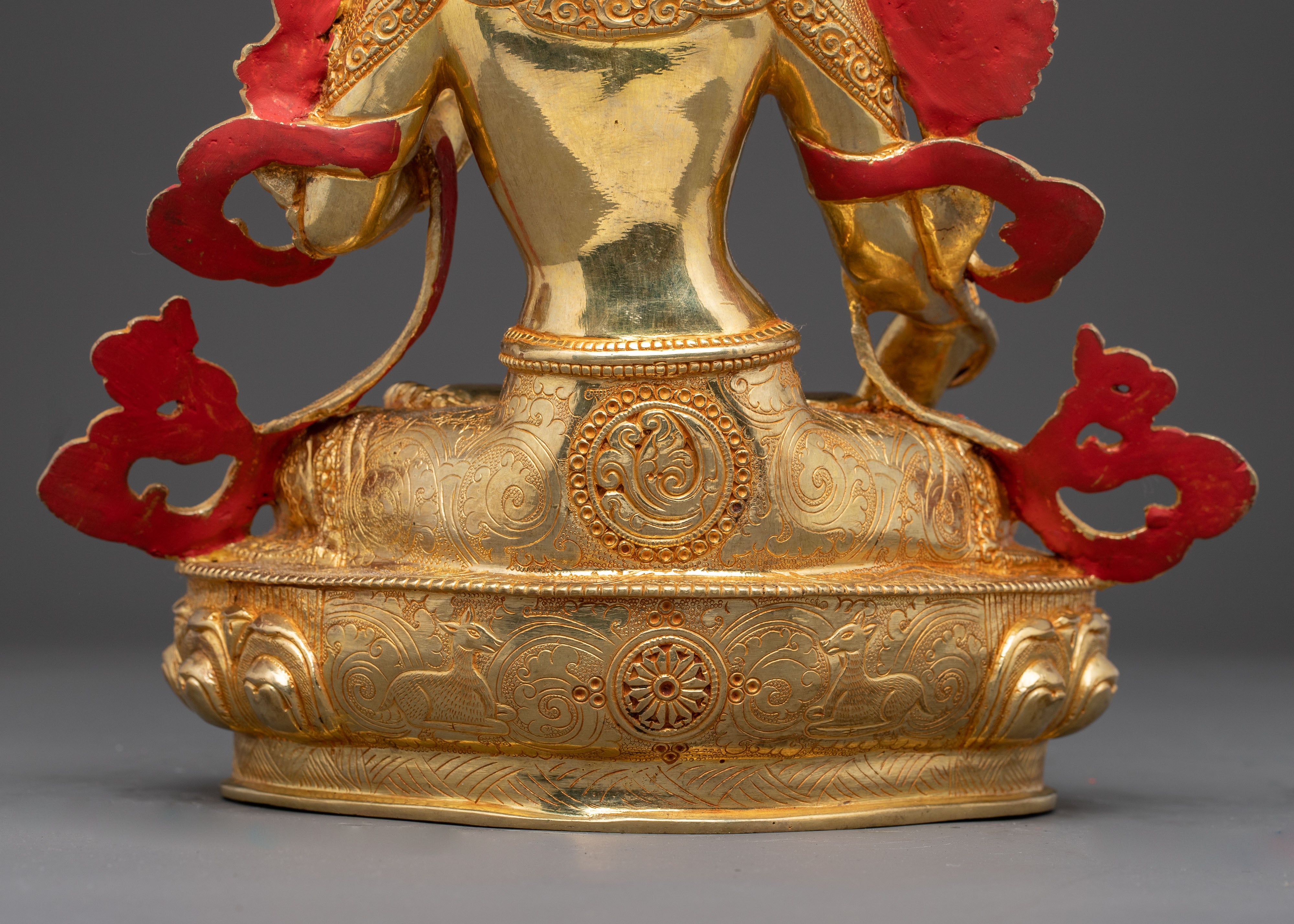 Handmade Sita Tara Copper Statue | Traditional Himalayan Art