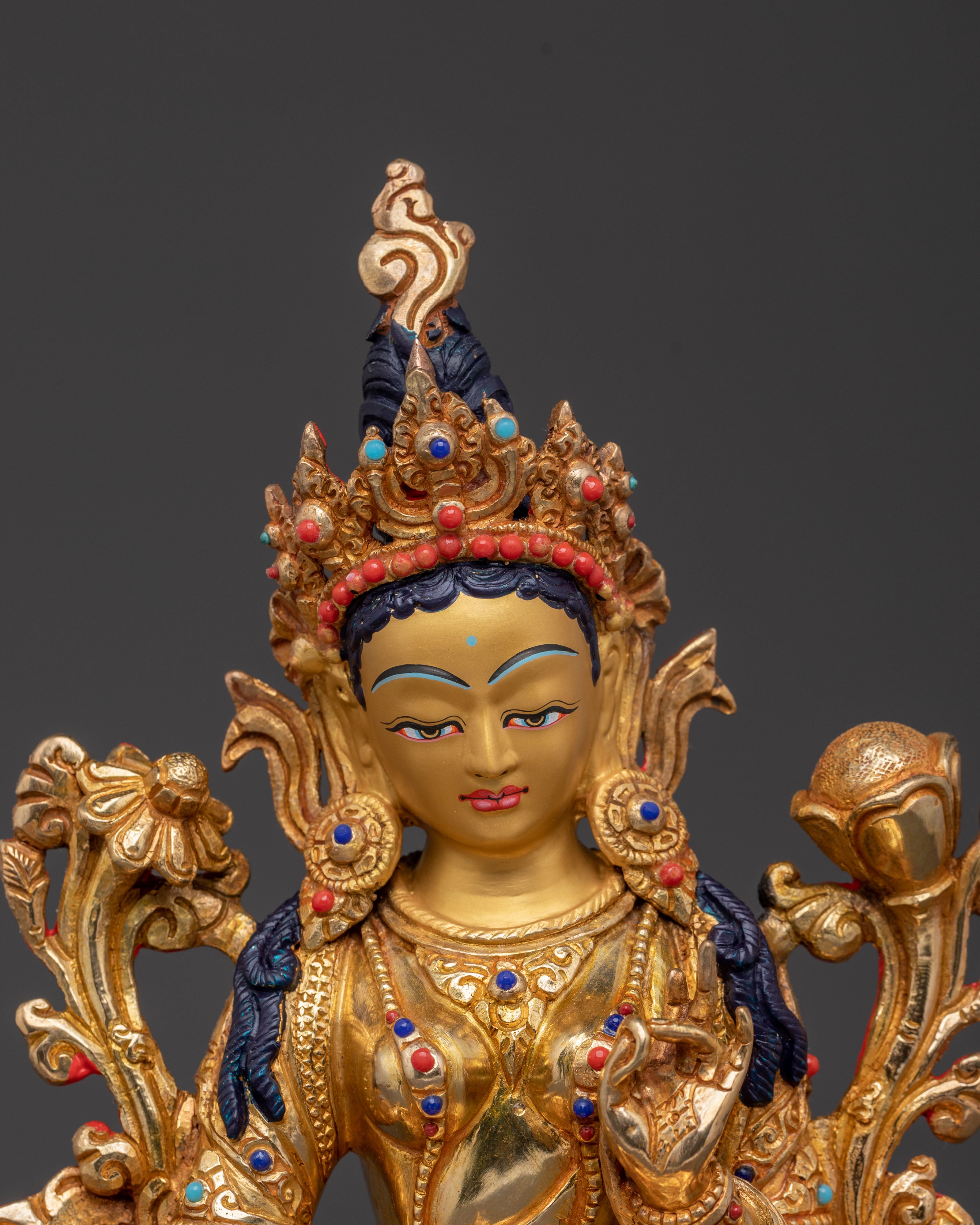 Sacred Green Tara Statue | Mother Figure