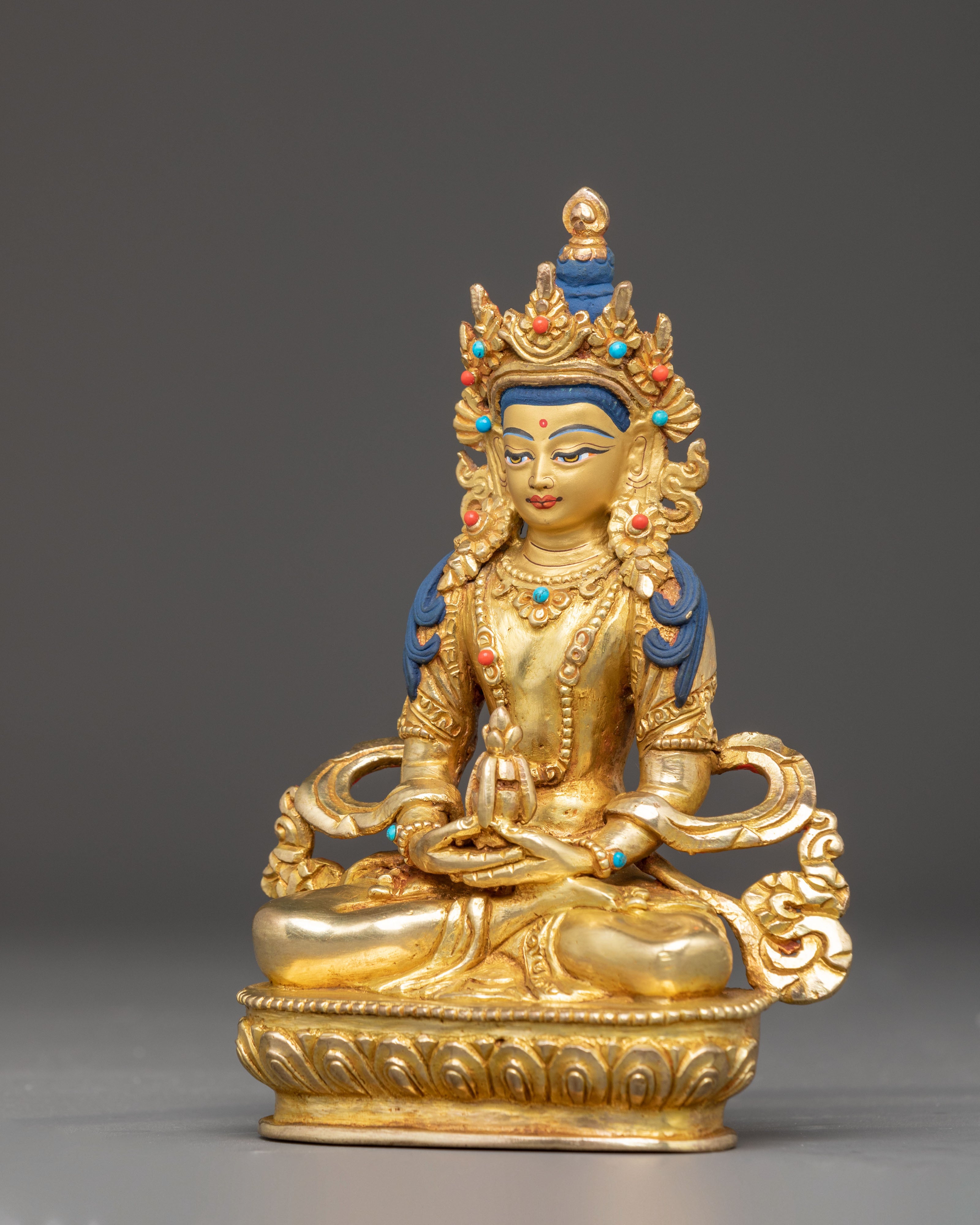 Long-Life Buddha Amitayus Handcrafted Statue