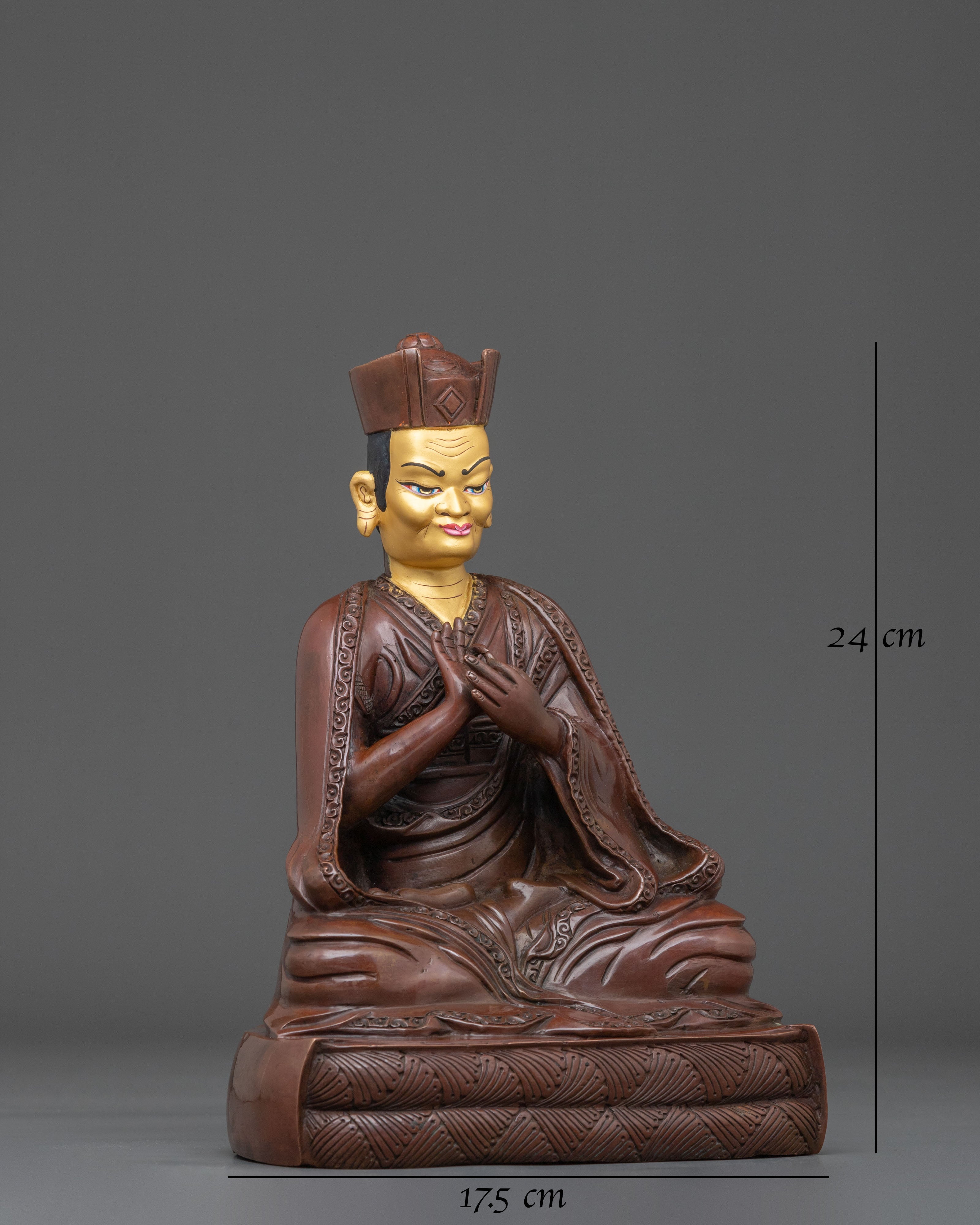 Karmapa Tibetan Buddhist Master Statue | Buddhist Home Decor