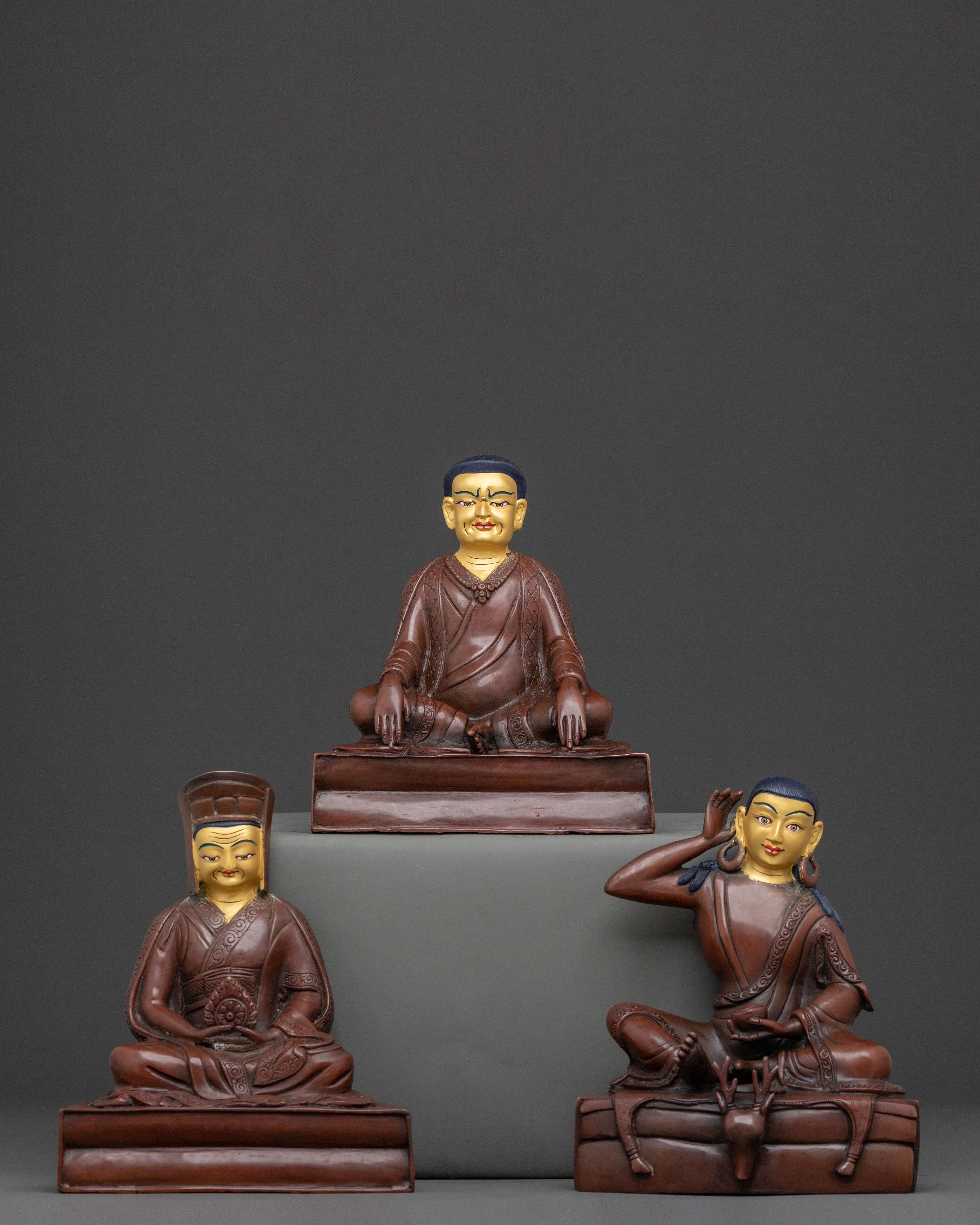 Kagyu Masters Statue Set 