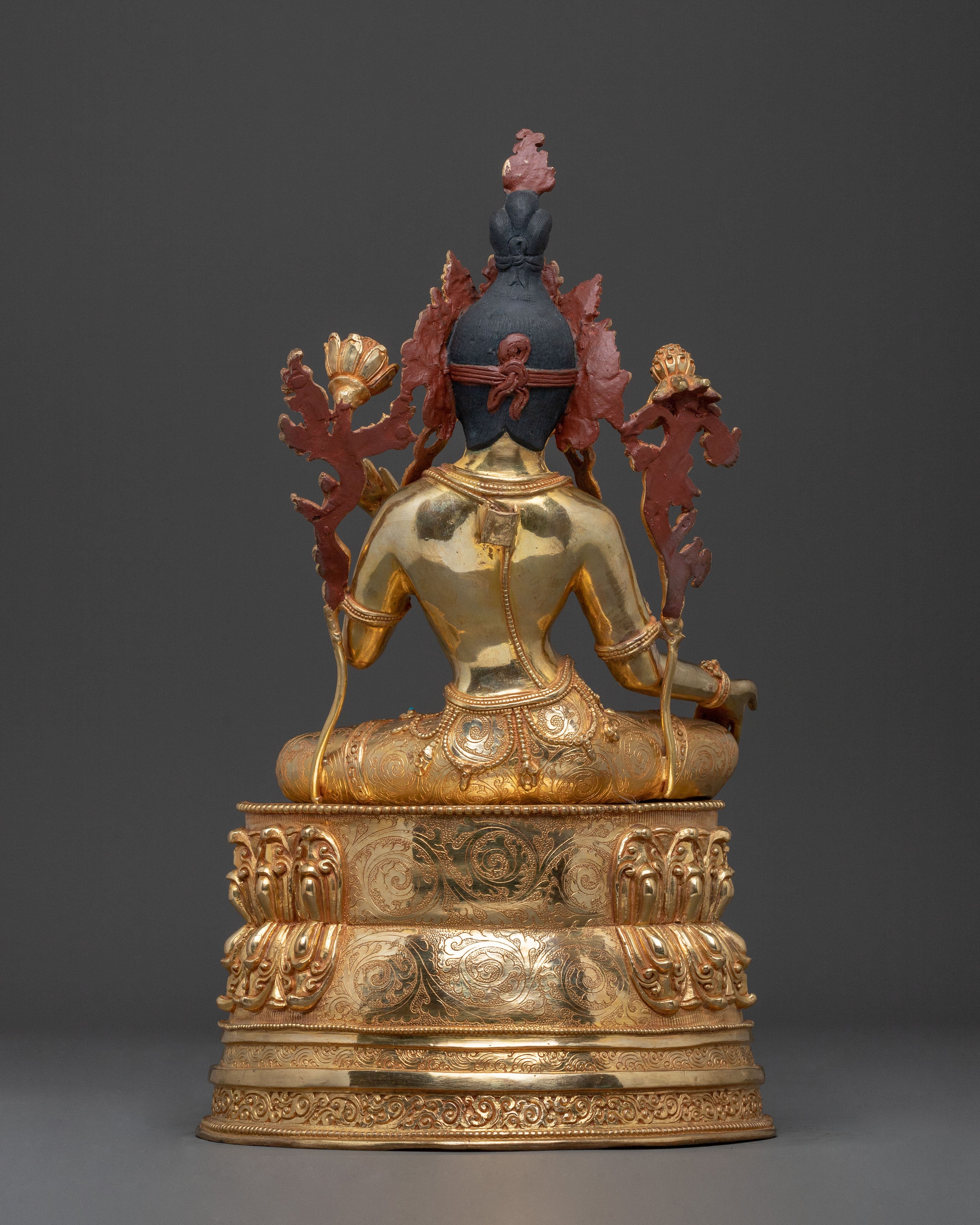 Syama Tara Handcrafted Statue – Exquisite 24K Gold Gilded