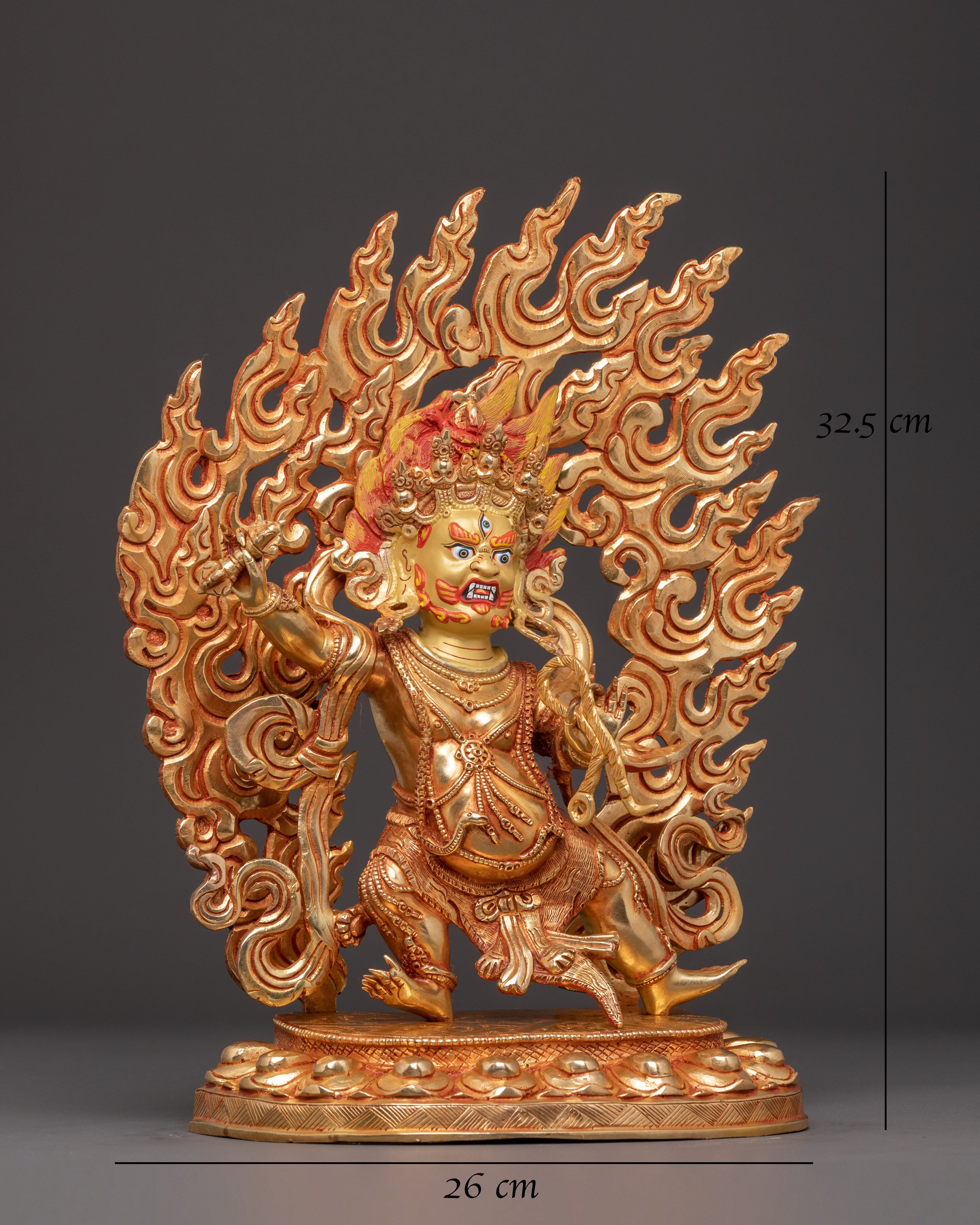Handmade Vajrapani Statue: Bodhisattva of Protection
