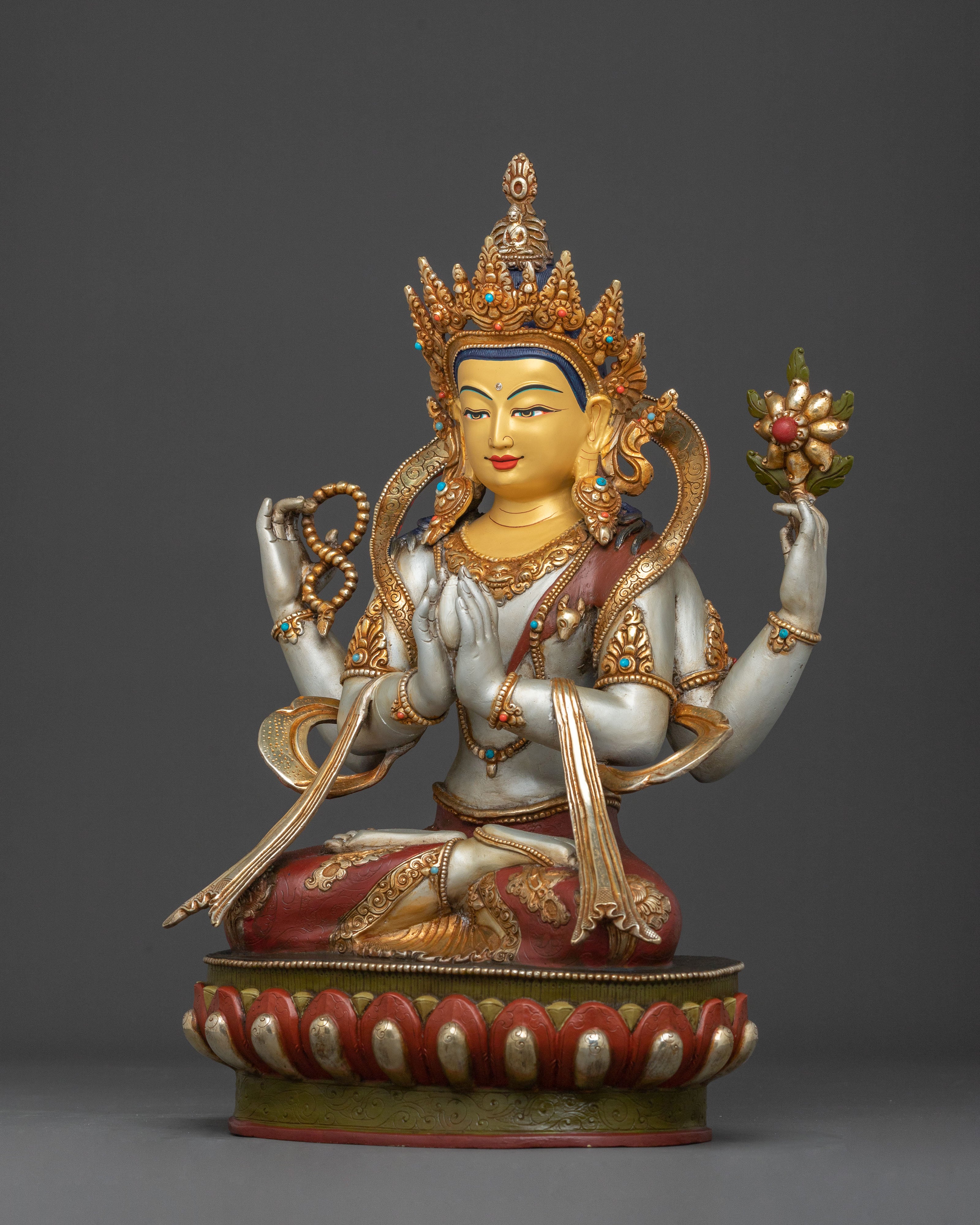 Chenrezig Statue Embodies Boundless Compassion