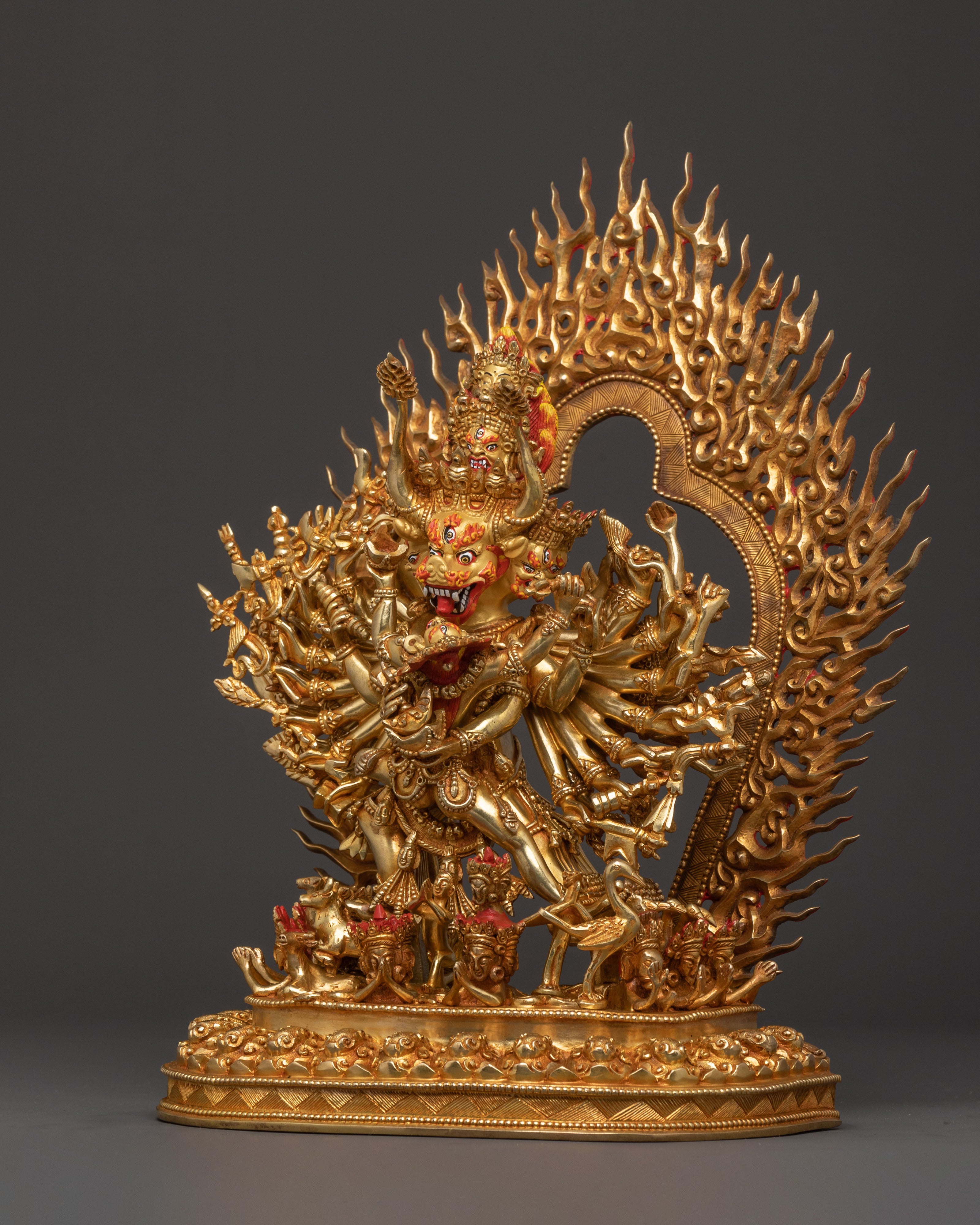 Yamantaka Statue With Consort | Meditational Deity