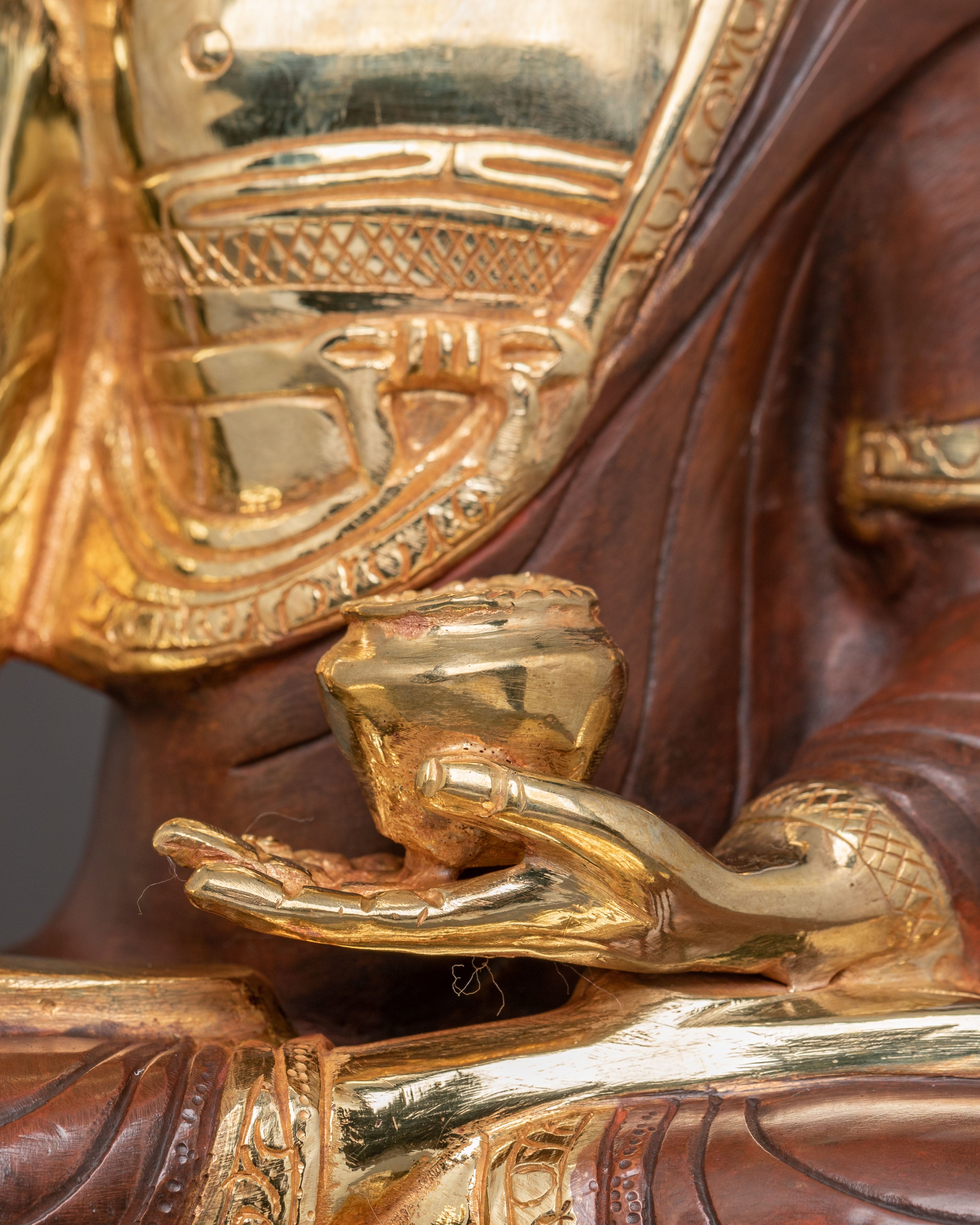 Buddha Shakyamuni Copper Handcrafted Statue | Enlightened Teacher