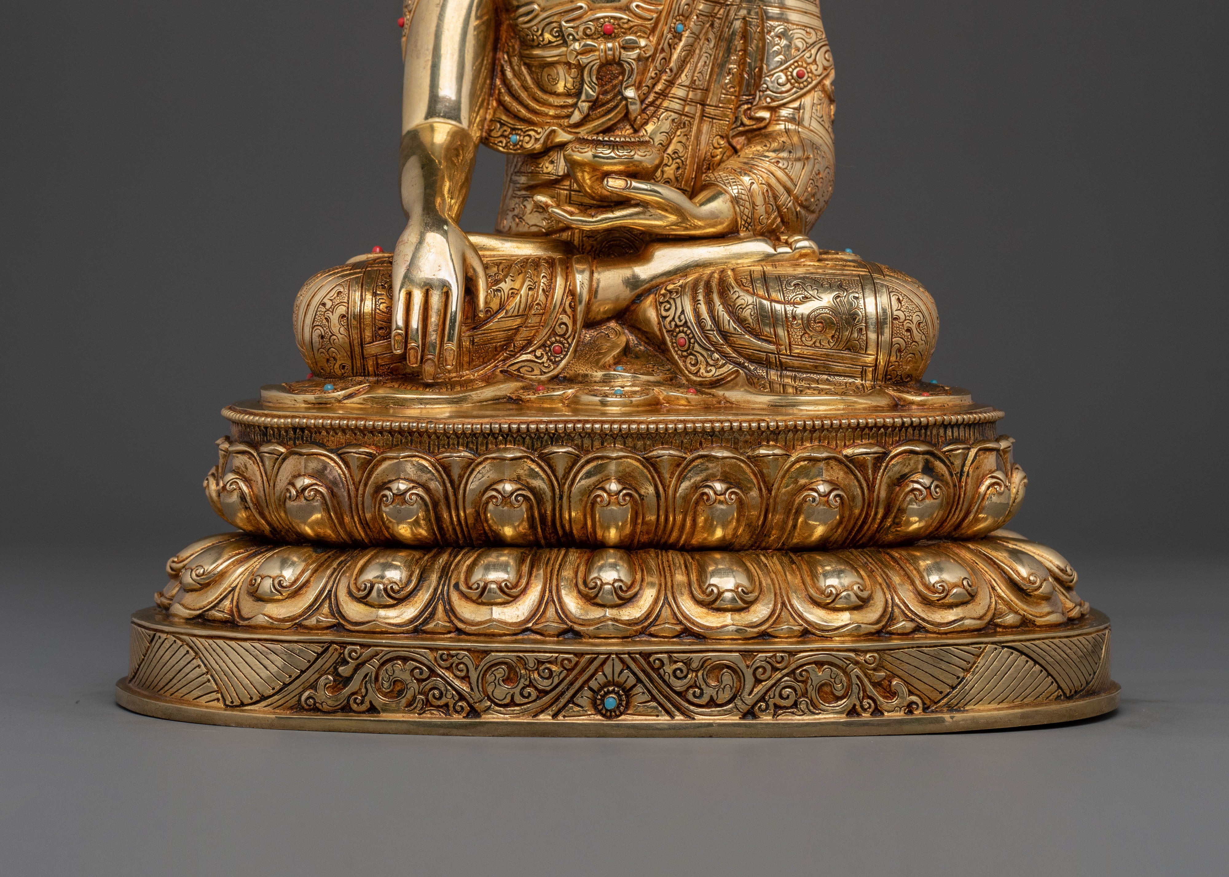 Shakyamuni Buddha Seated Figurine | Sacred Statue
