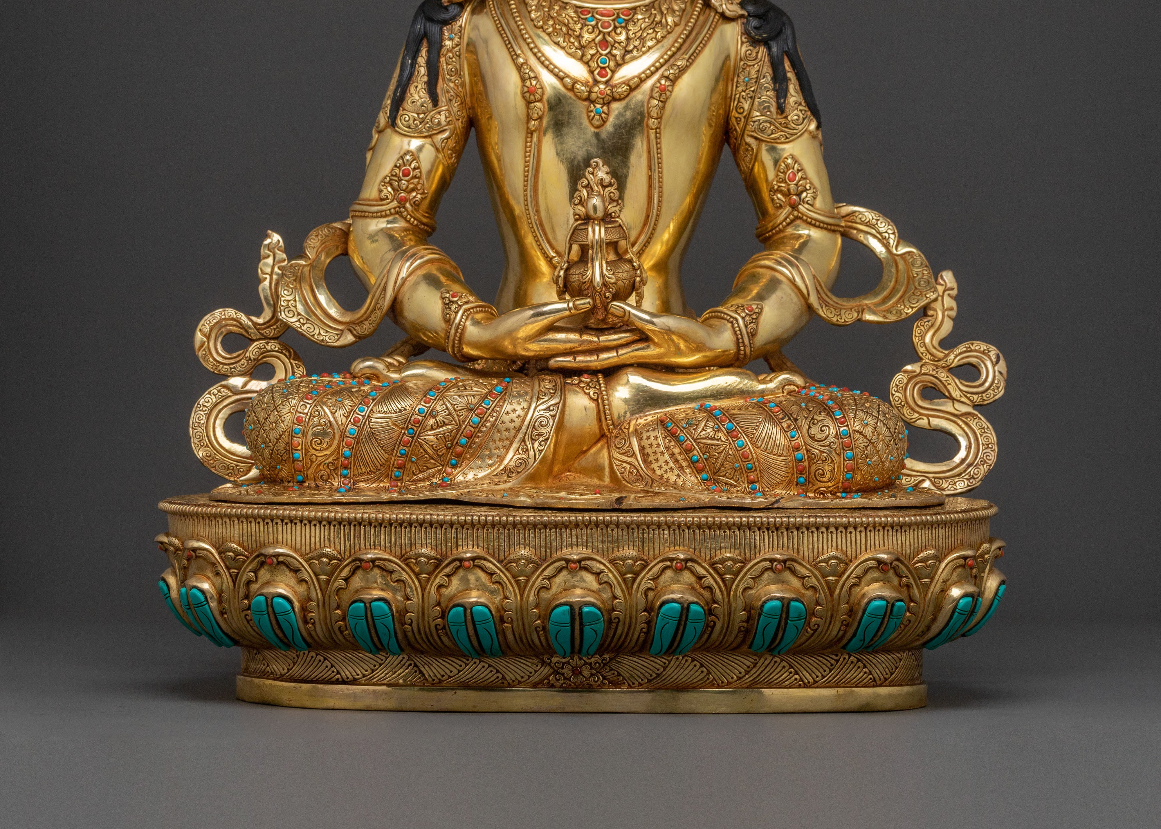 Sacred Amitayus Buddha Statue | Spiritual Figure