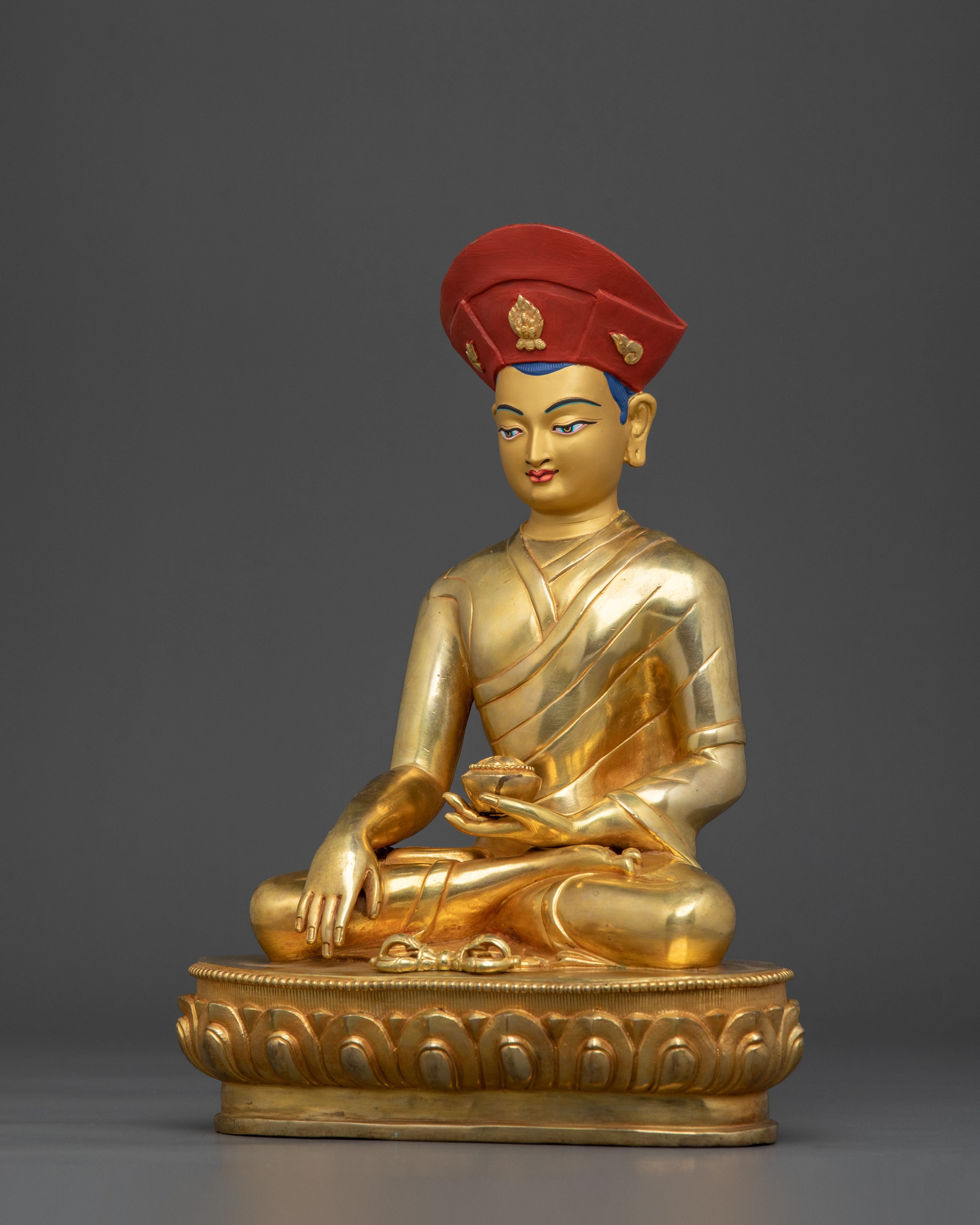 Sacred Jigten Sumgon Lineage Master Statue | Altar Sculpture