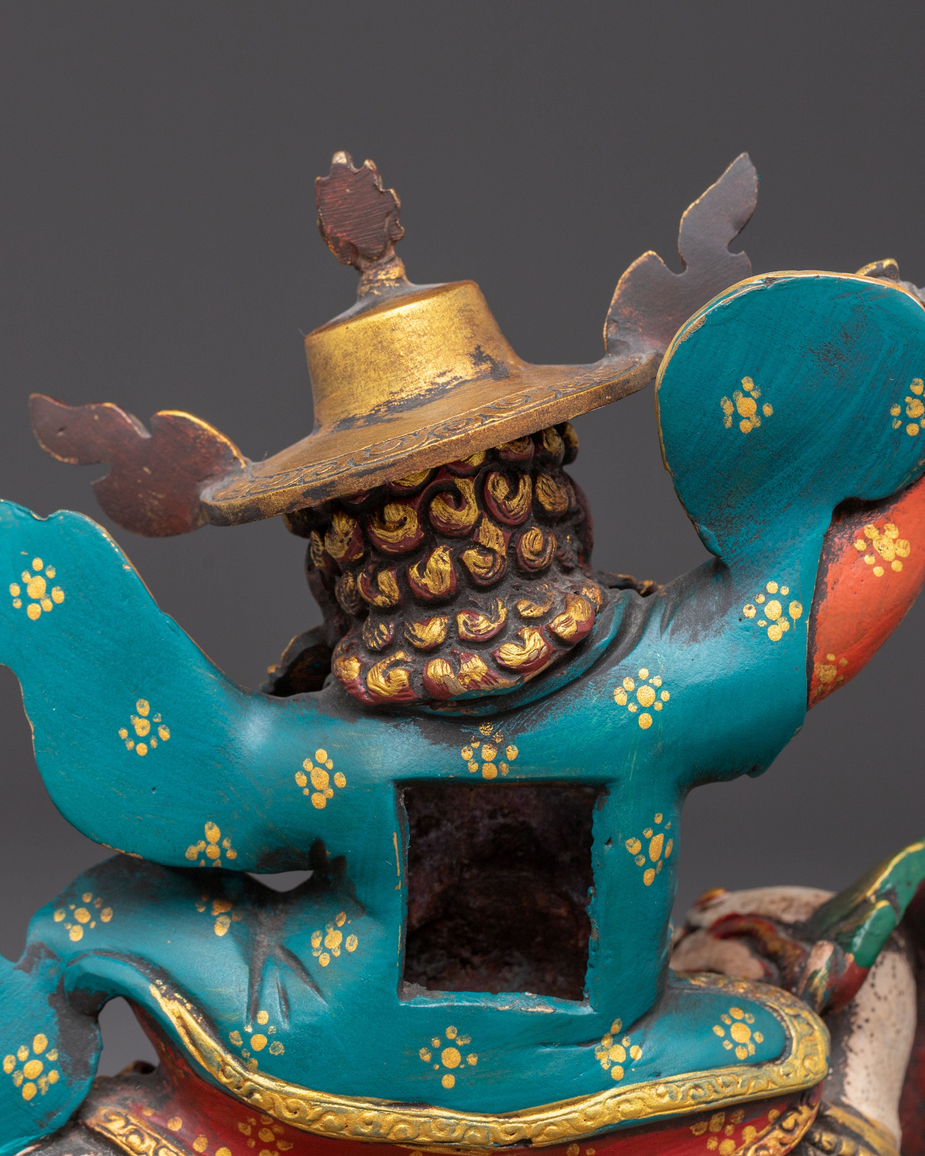 Dojre Legpa Handcrafted Statue | Tibetan Wrathful Deity of Protection