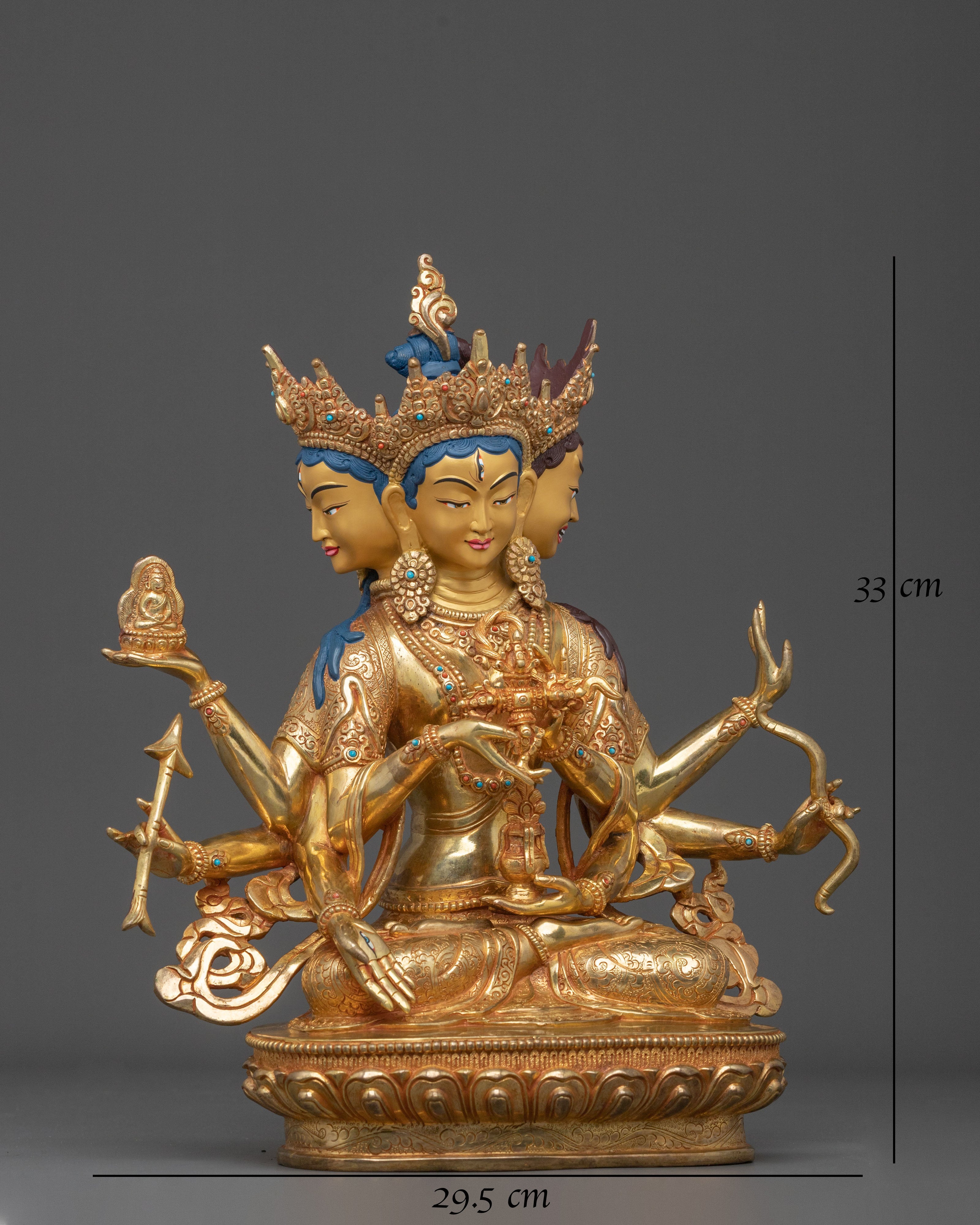 Tibetan Goddess Namgyalma Statue | Longevity Deity