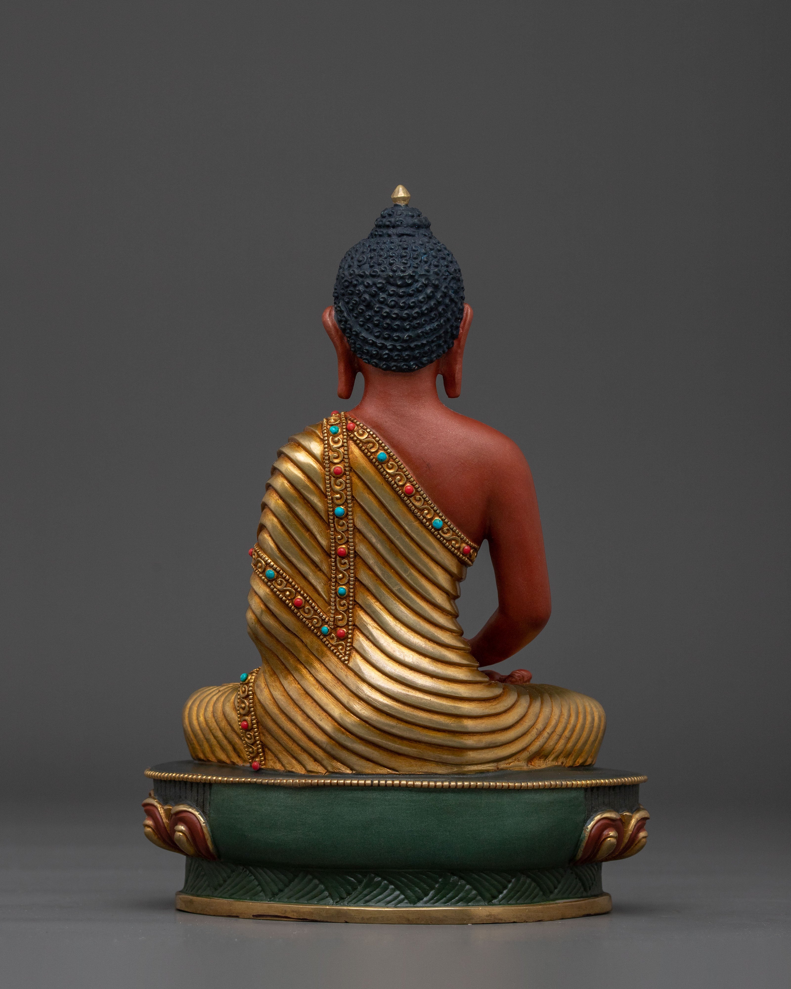 Three Buddhas Altar Statue Set | Sacred Tibetan Buddhist Trio Sculpture