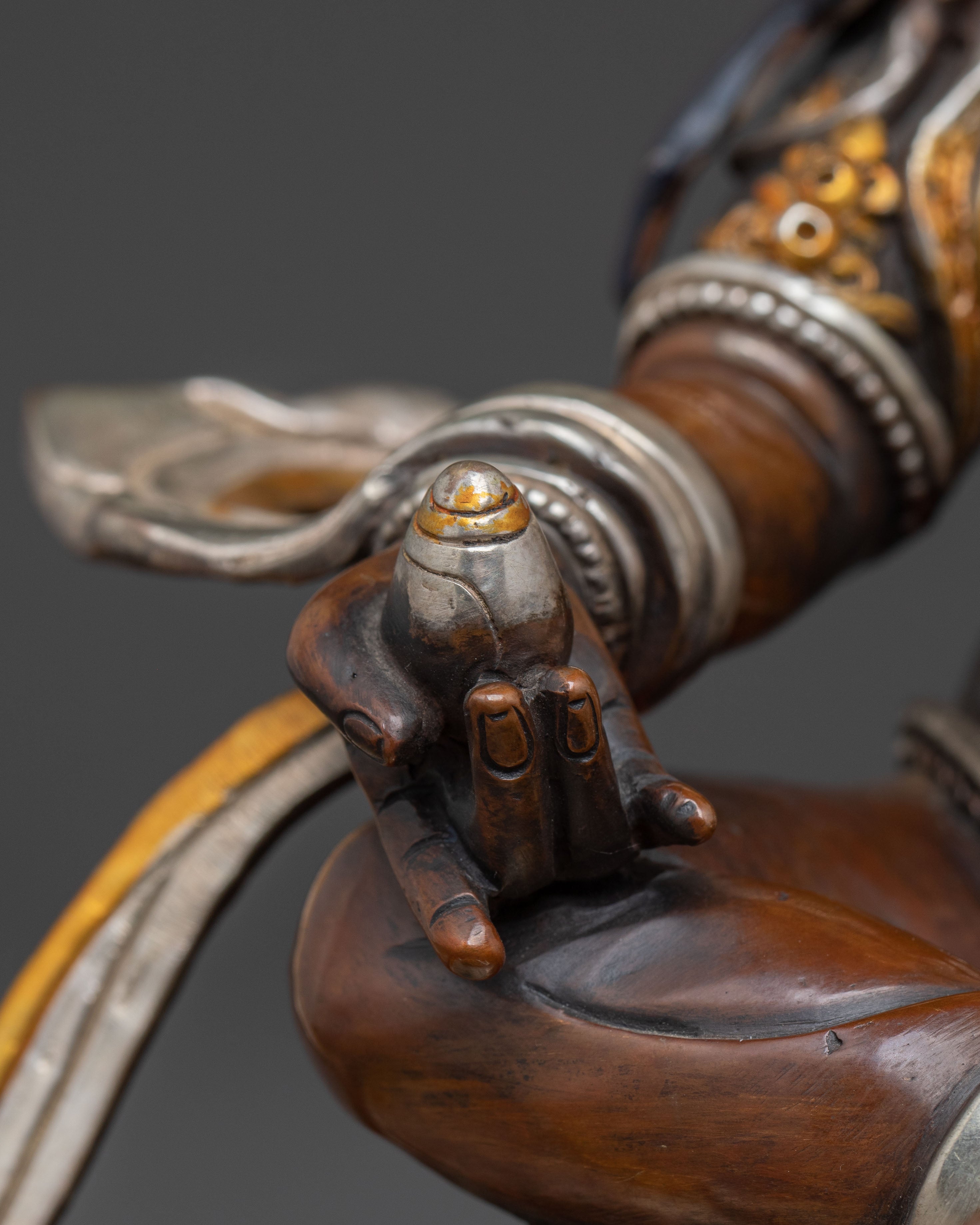 Dzambhala Wealth Guardian Statue | Handcrafted Prosperity Icon
