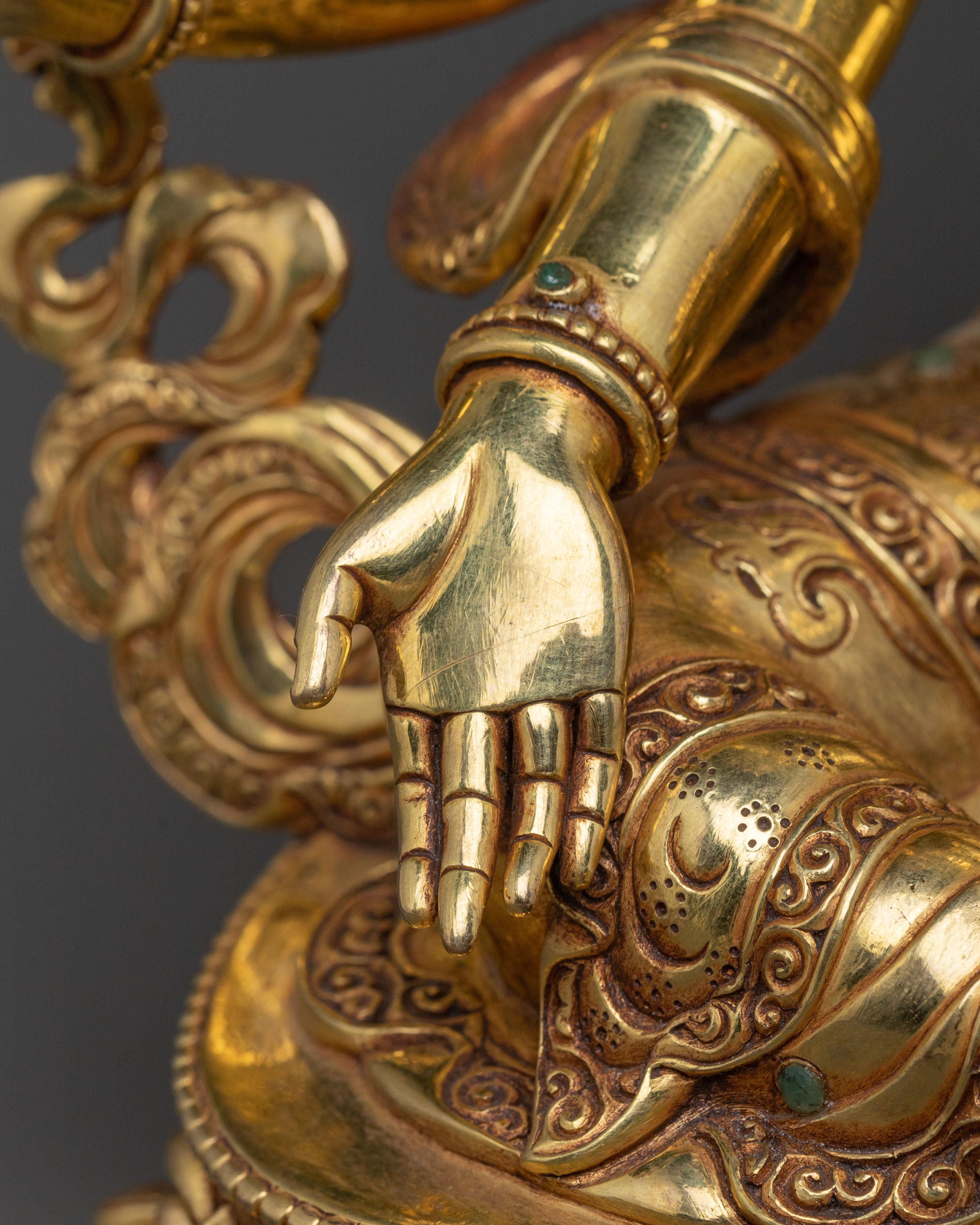 Handcrafted Vasudhara Statue: Goddess of Wealth