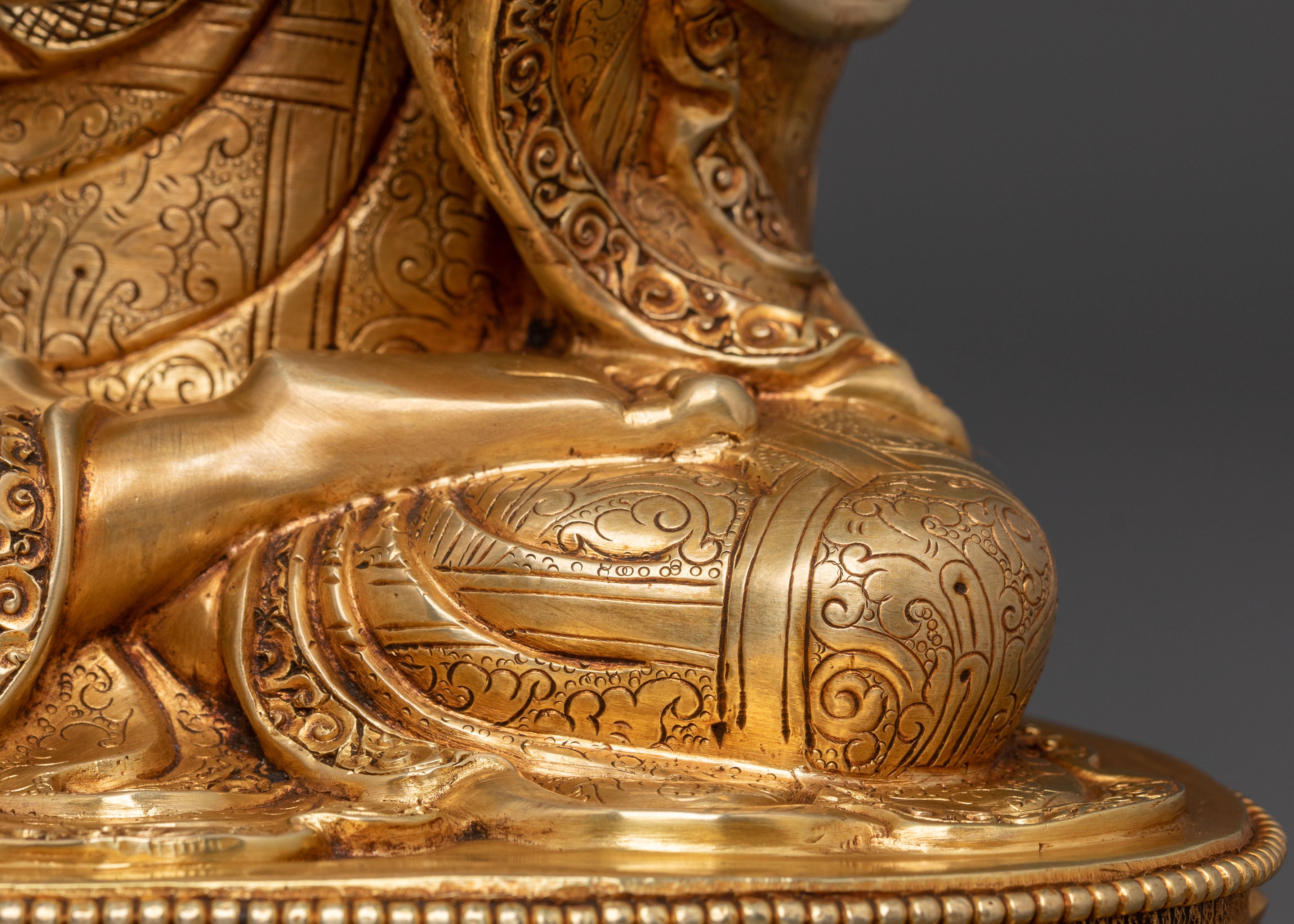 Tsongkhapa Sacred Statue with Disciples | Spiritual Icons