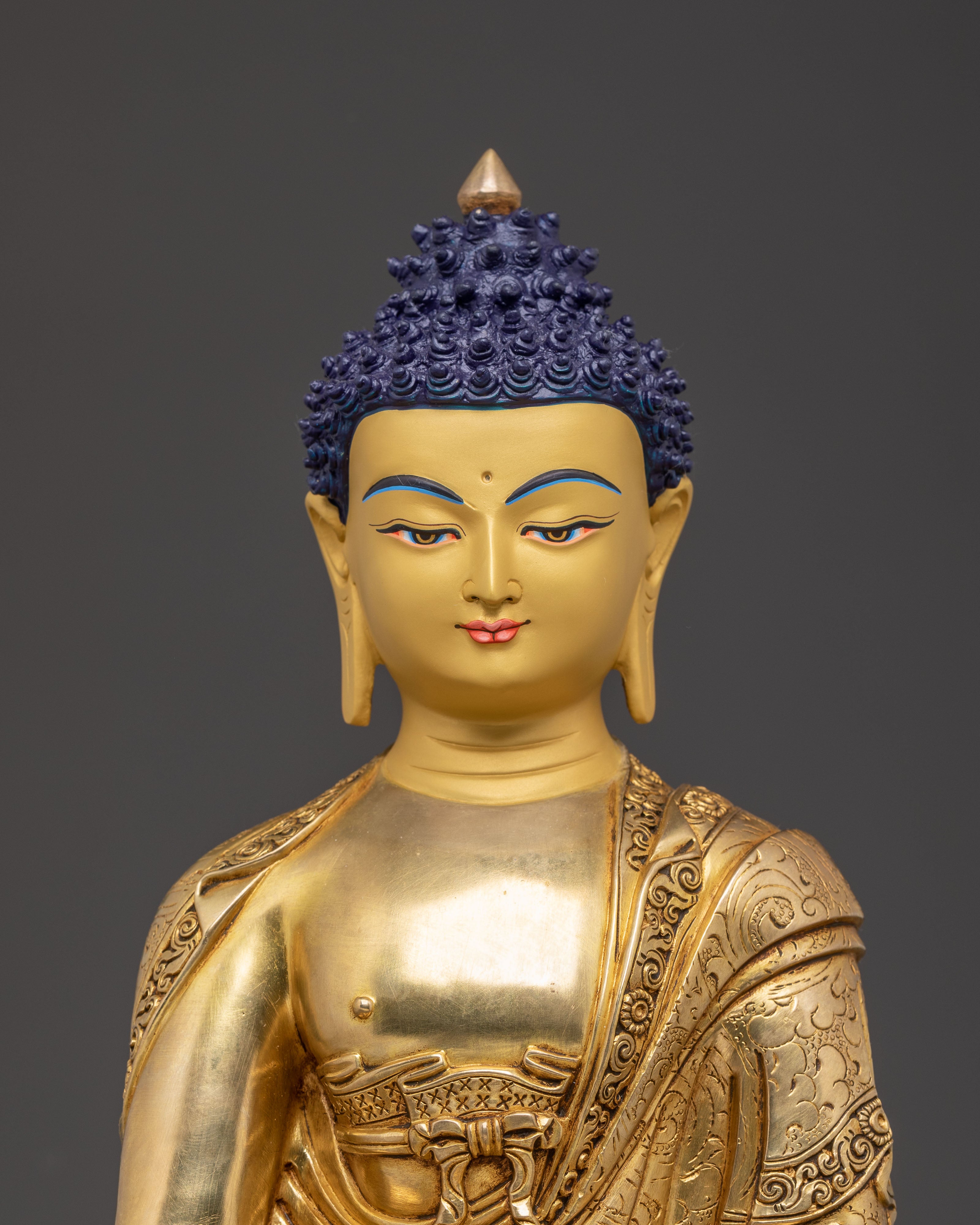 Handcrafted Nepalese Amitabha Buddha Statue | Traditional Himalayan Art