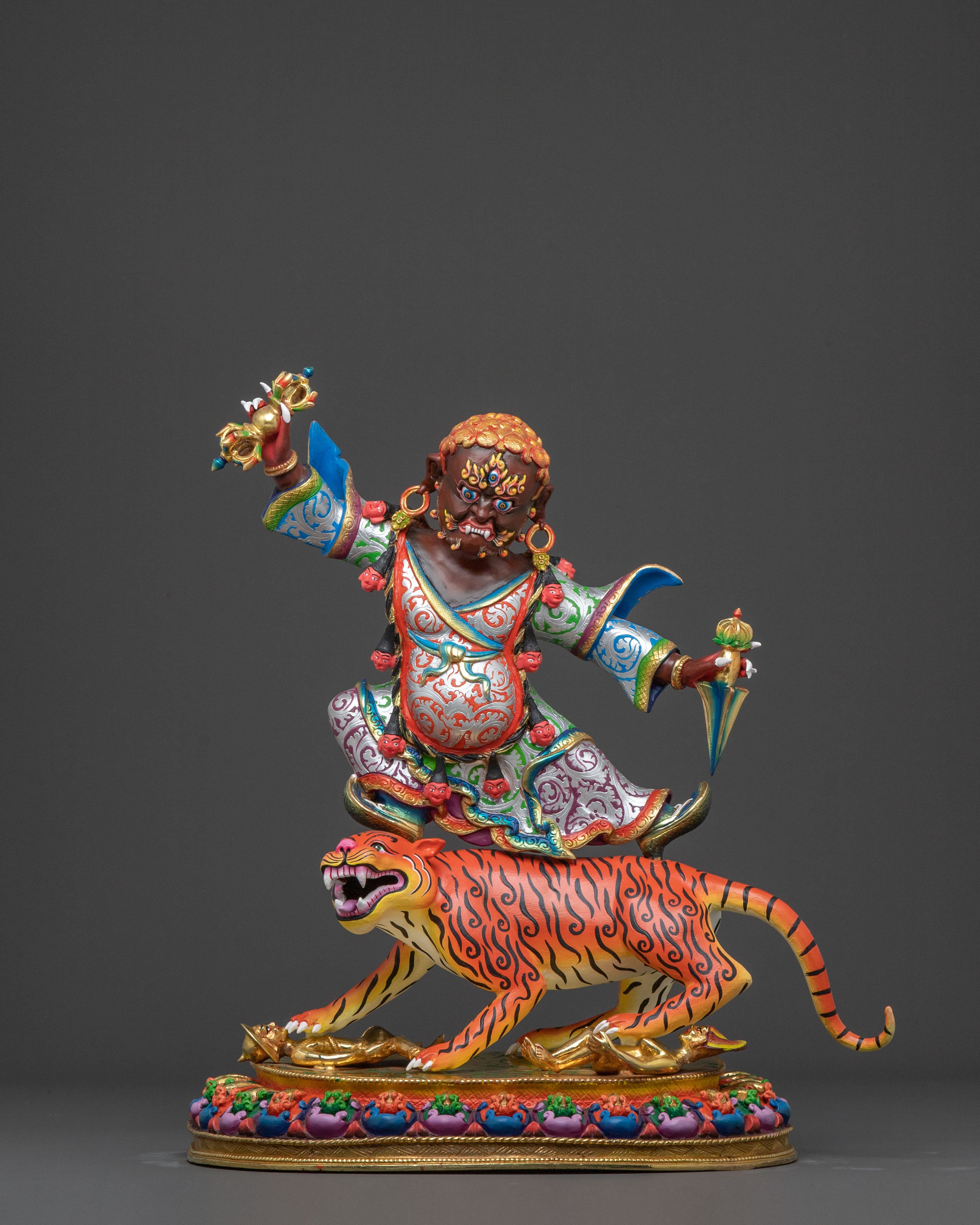 Dorje Drollo Tantric Protector Sculpture for Altar