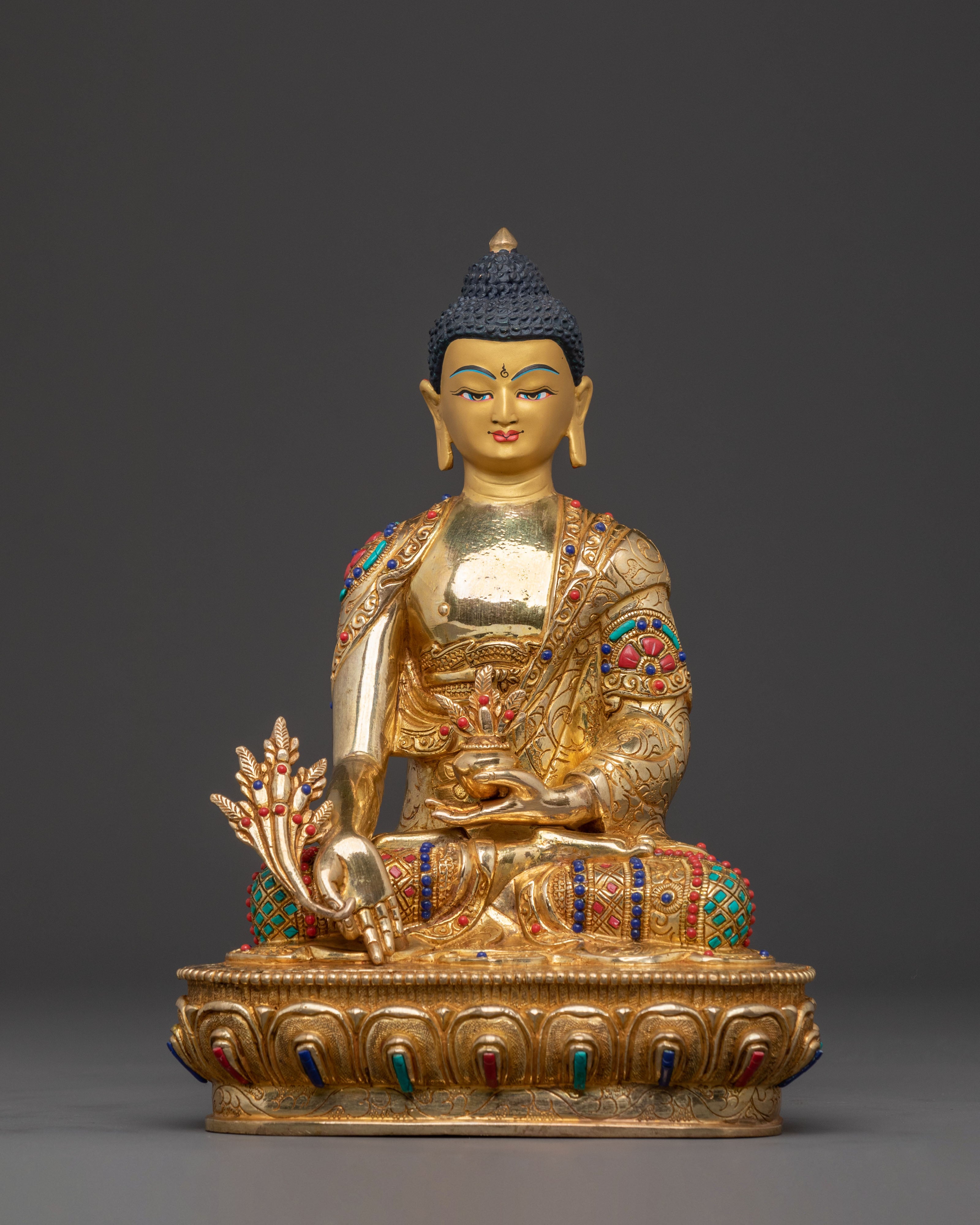 Handcrafted Medicine Buddha Blessing Statue 
