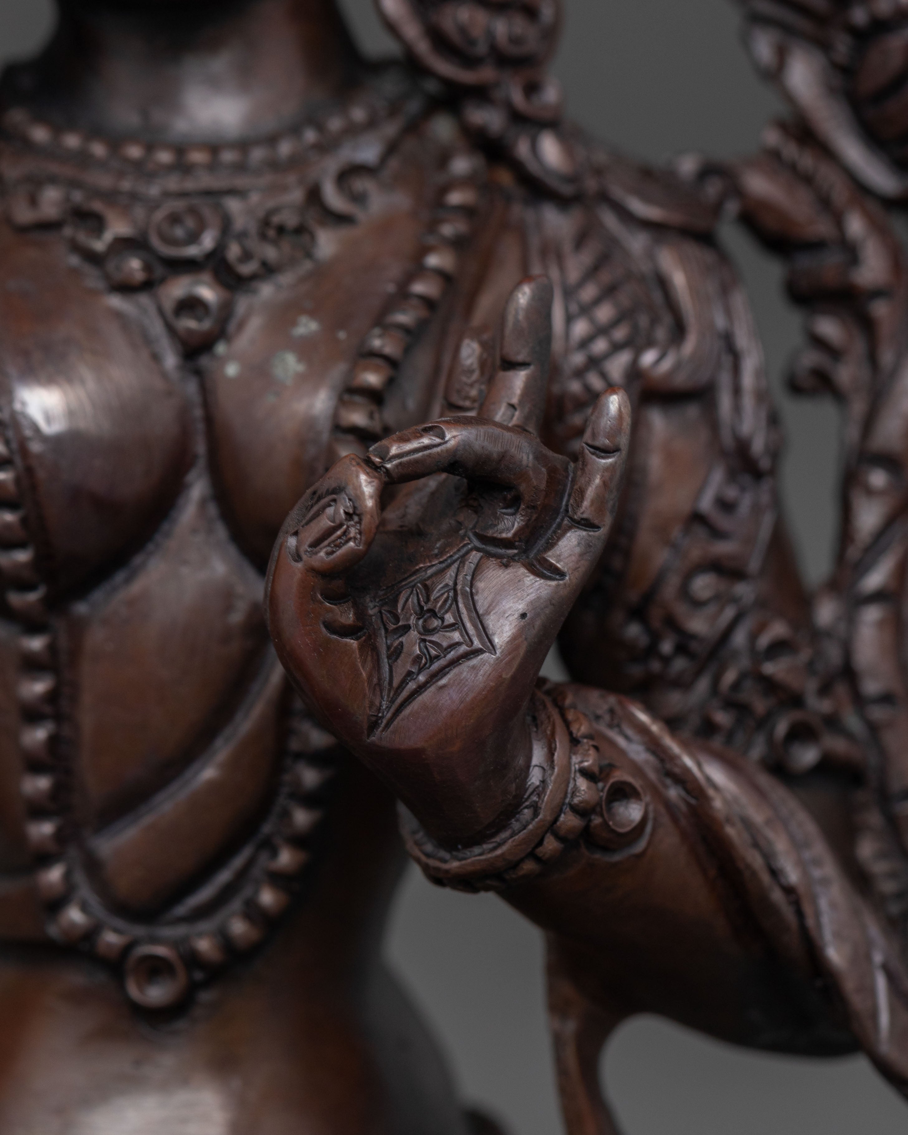 Green Tara Statue: Goddess of Compassion