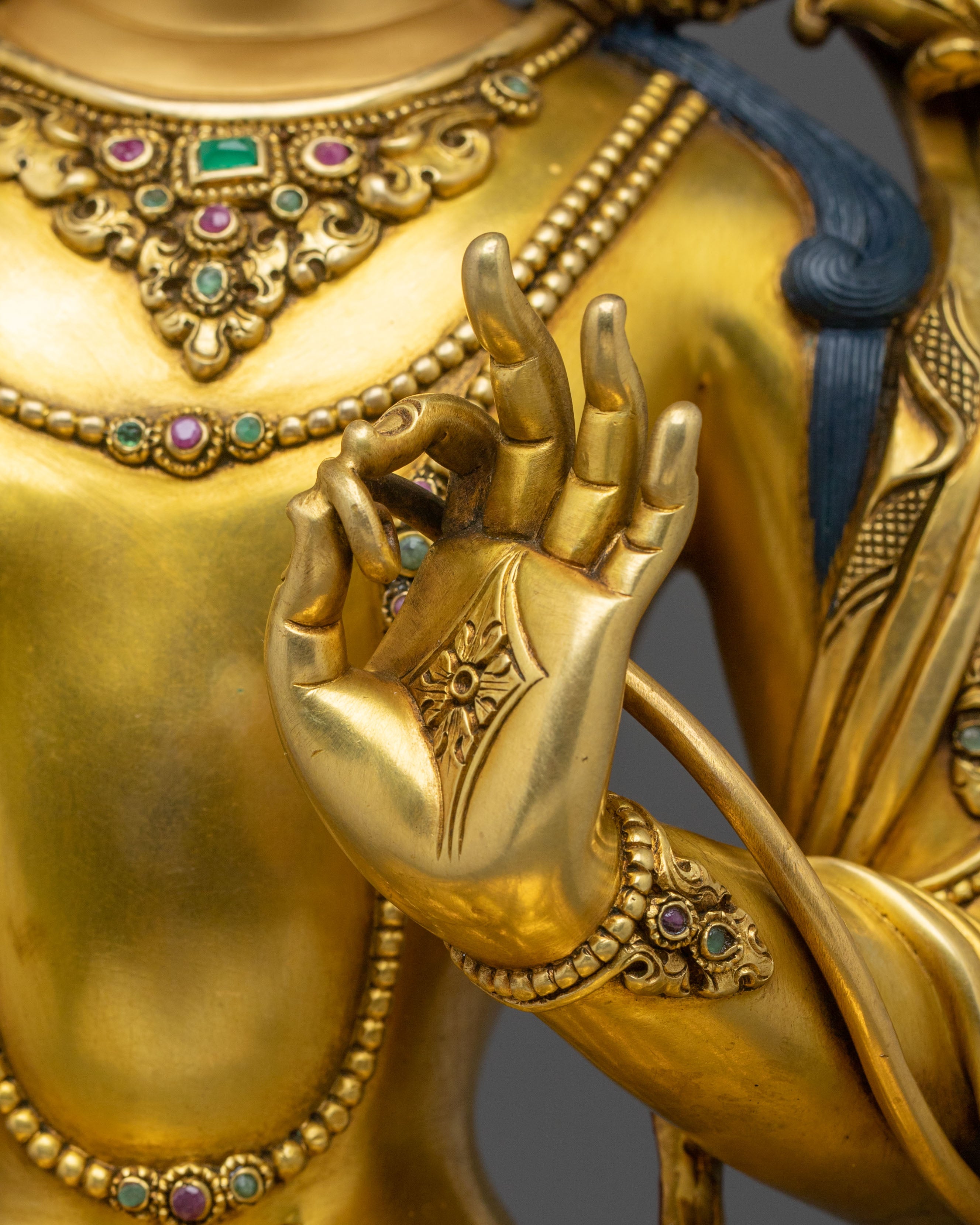 Manjughoṣa Spiritual Sculpture | Buddhist Shrine Decor