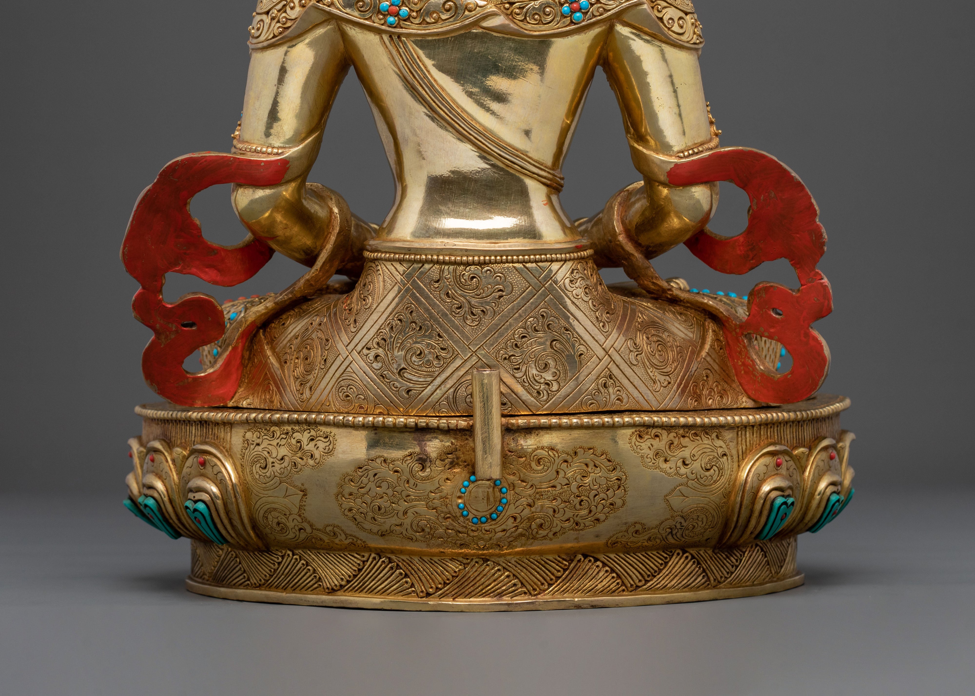 Amitayus Statue | 24K Gold Gilded Figurine