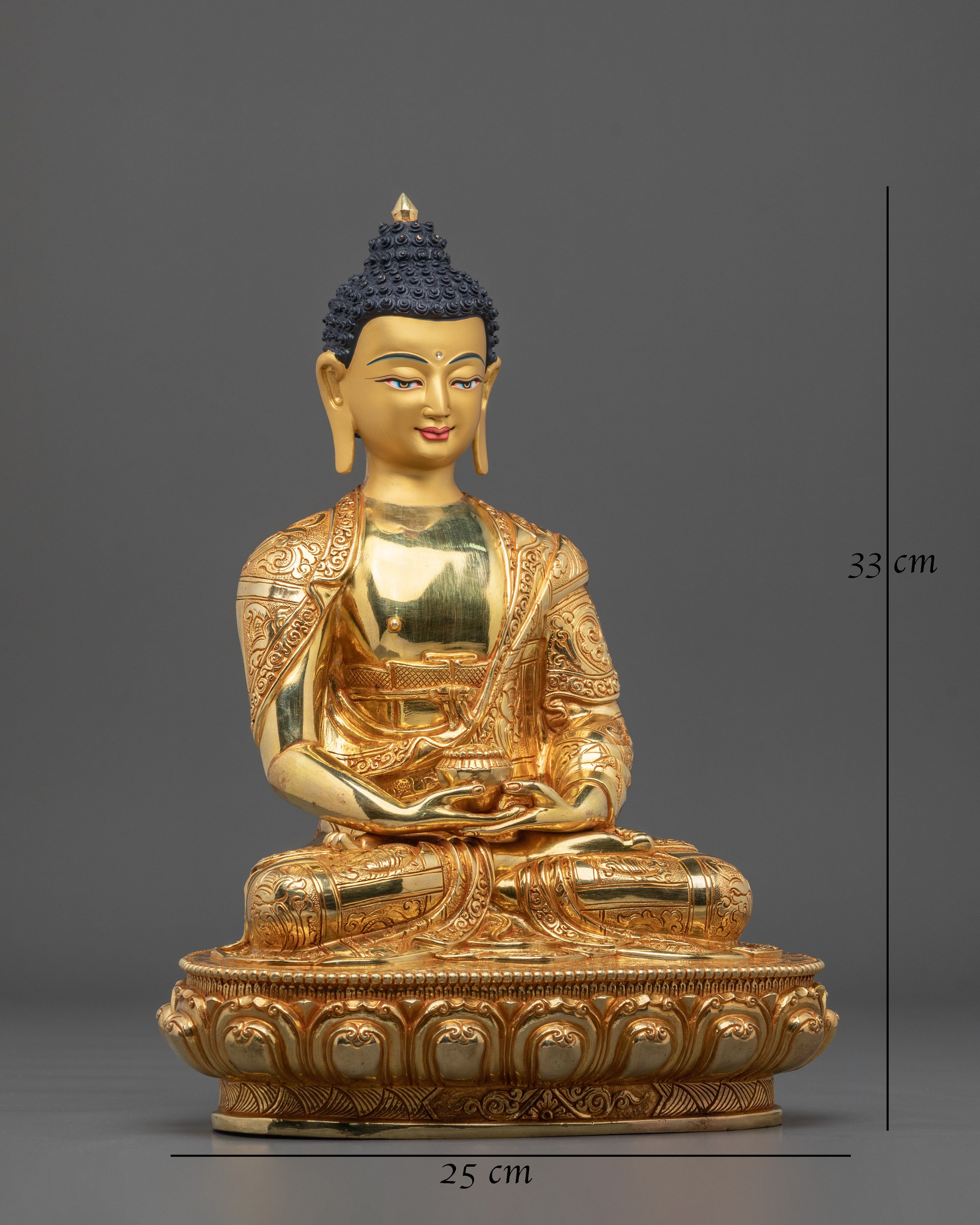Amitabha Buddha Sculpture | Tibetan Buddhist Figurine