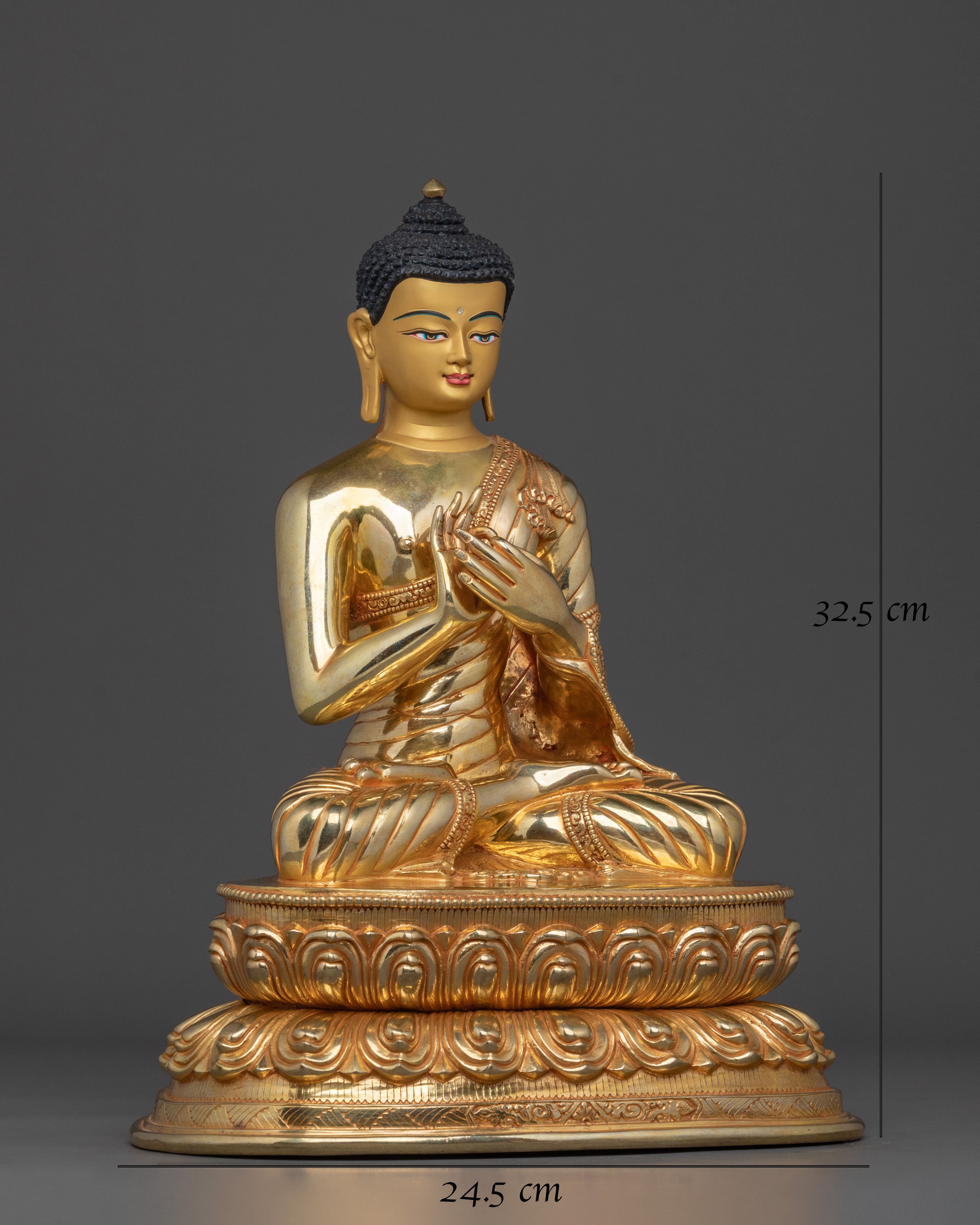 Handcrafted Vairocana Statue | Tibetan Buddhist Icon