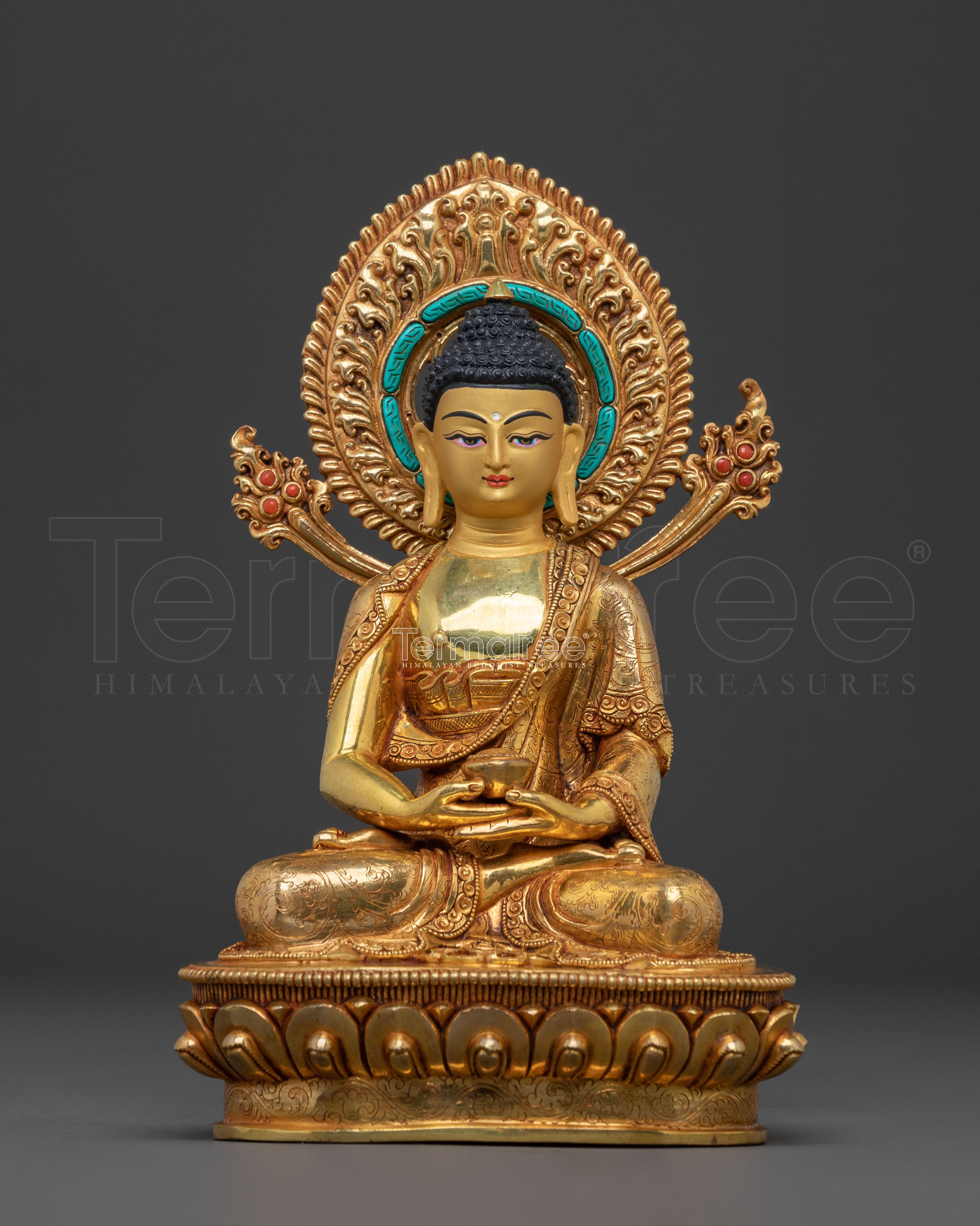 Handmade Amitabha Buddha Meditation Statue
