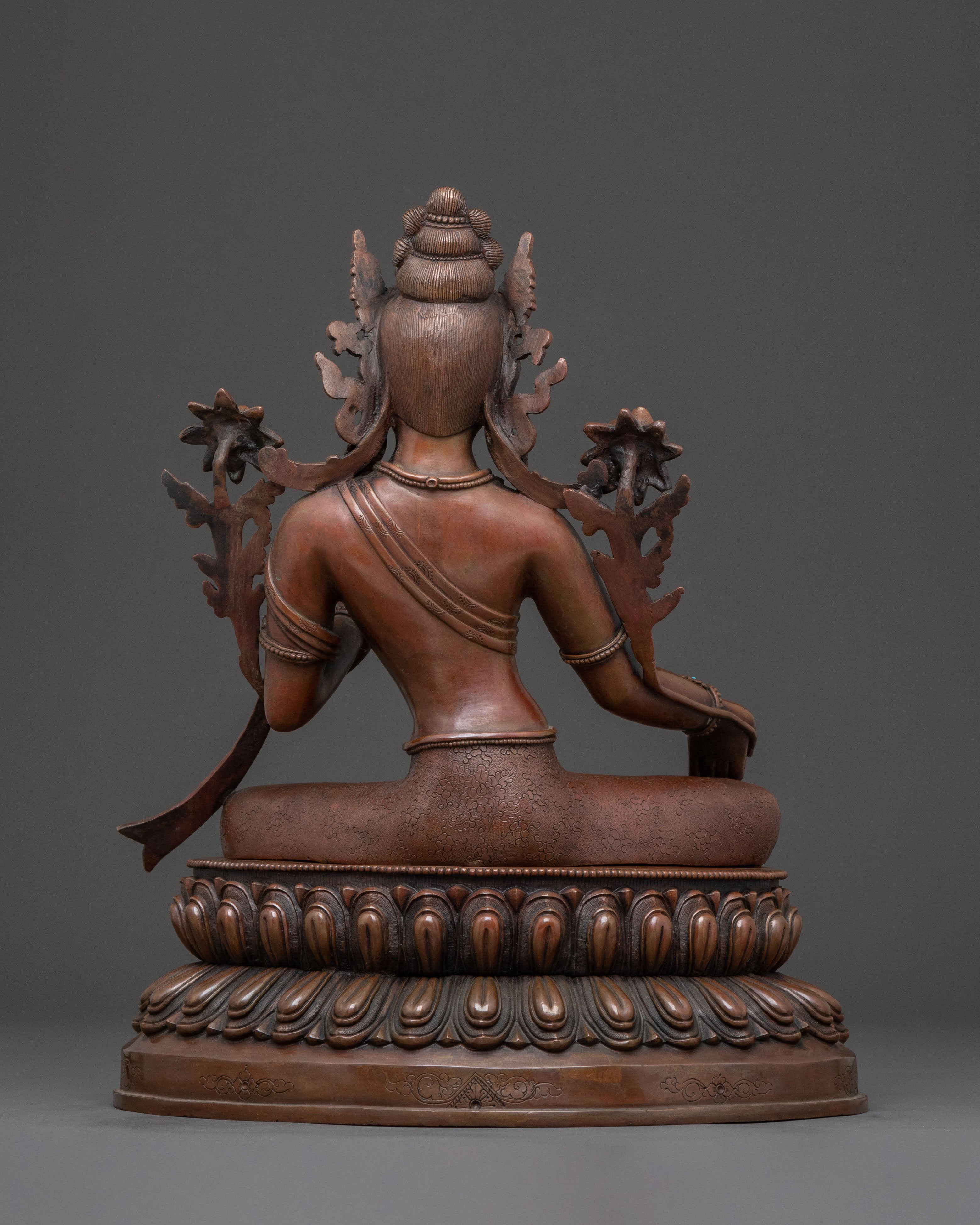 Green Tara Protection Statue | Meditation Decor