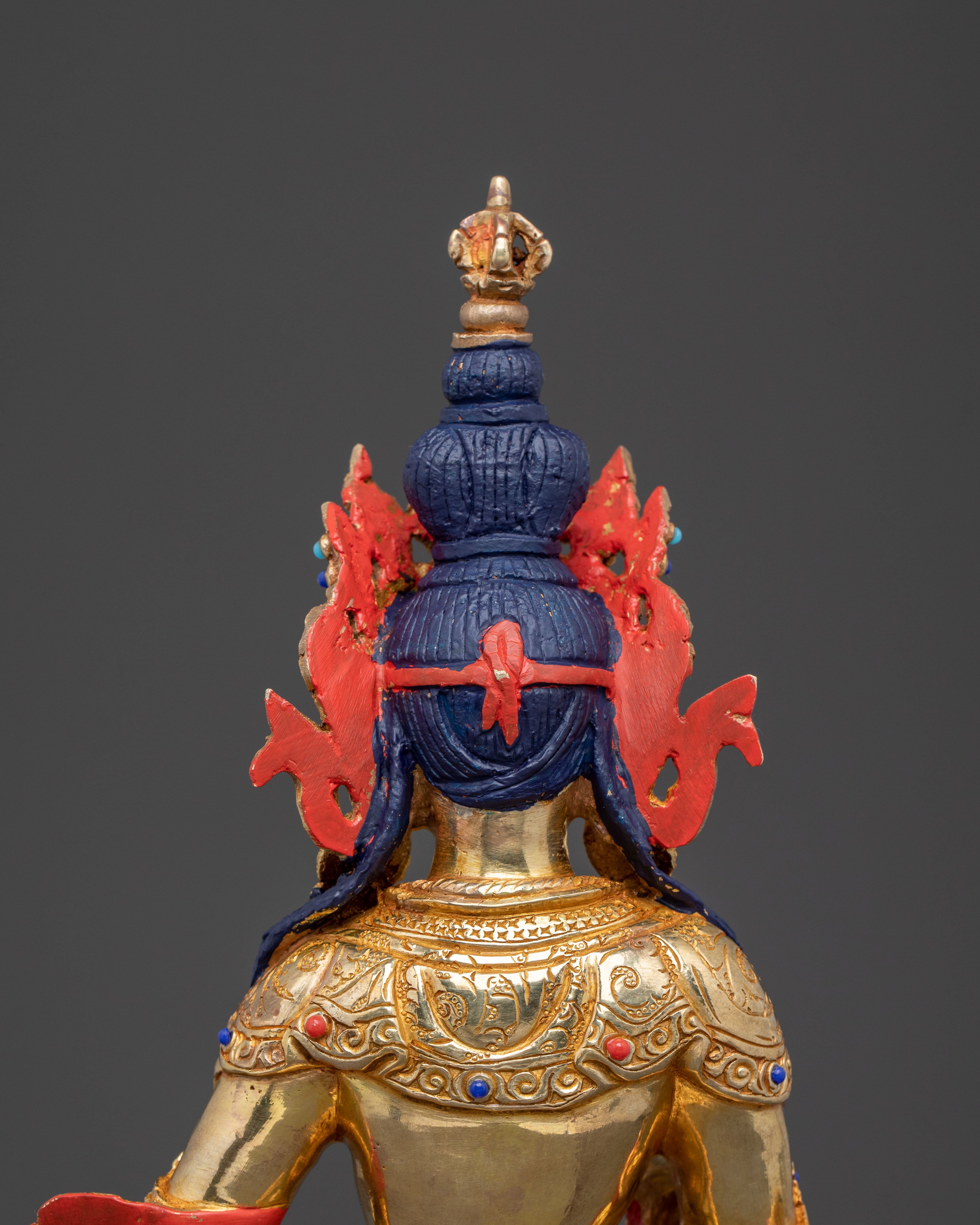 The Divine Vajrasattva Statue: Handcrafted Copper & Gold