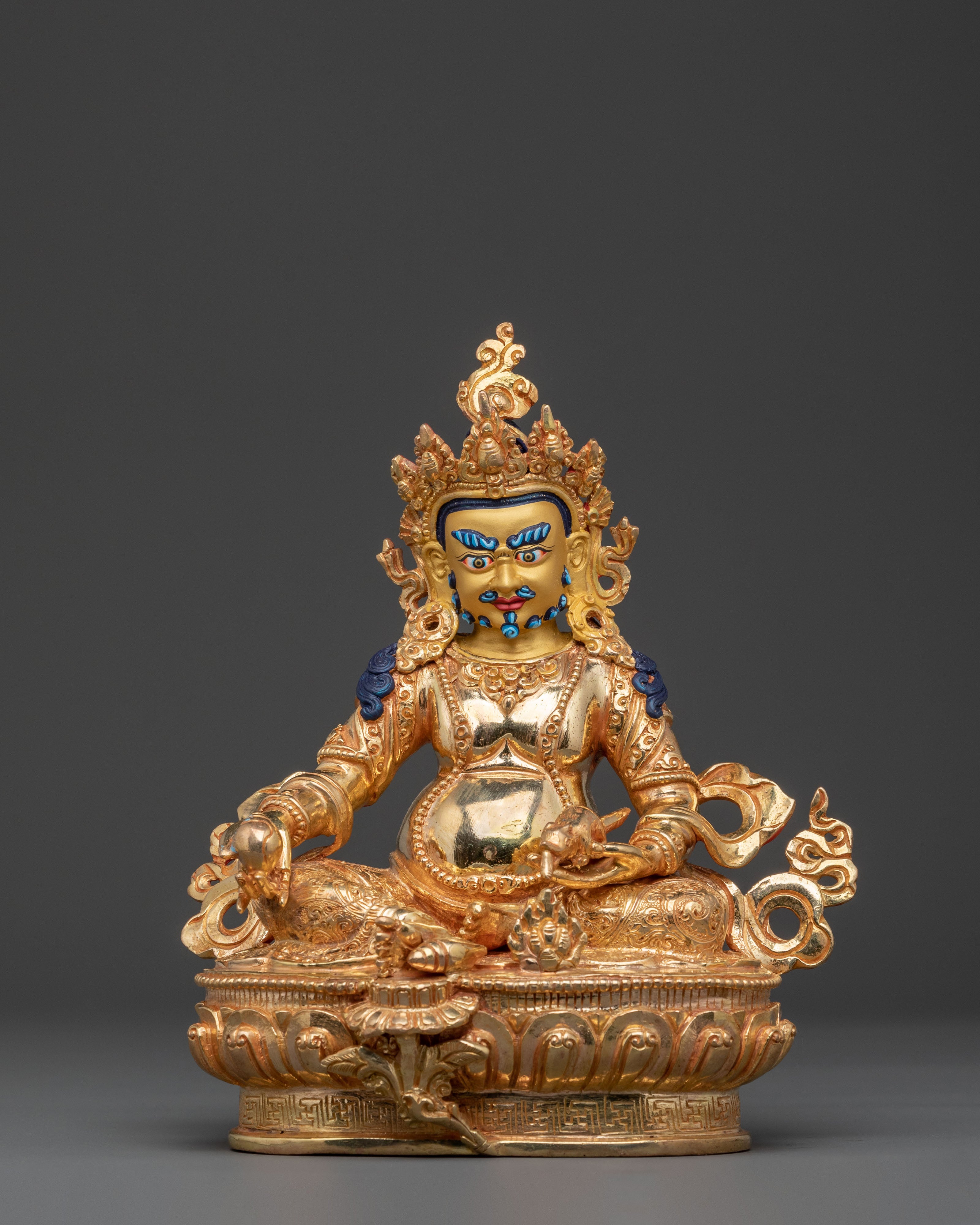  Dzambhala Golden Statue