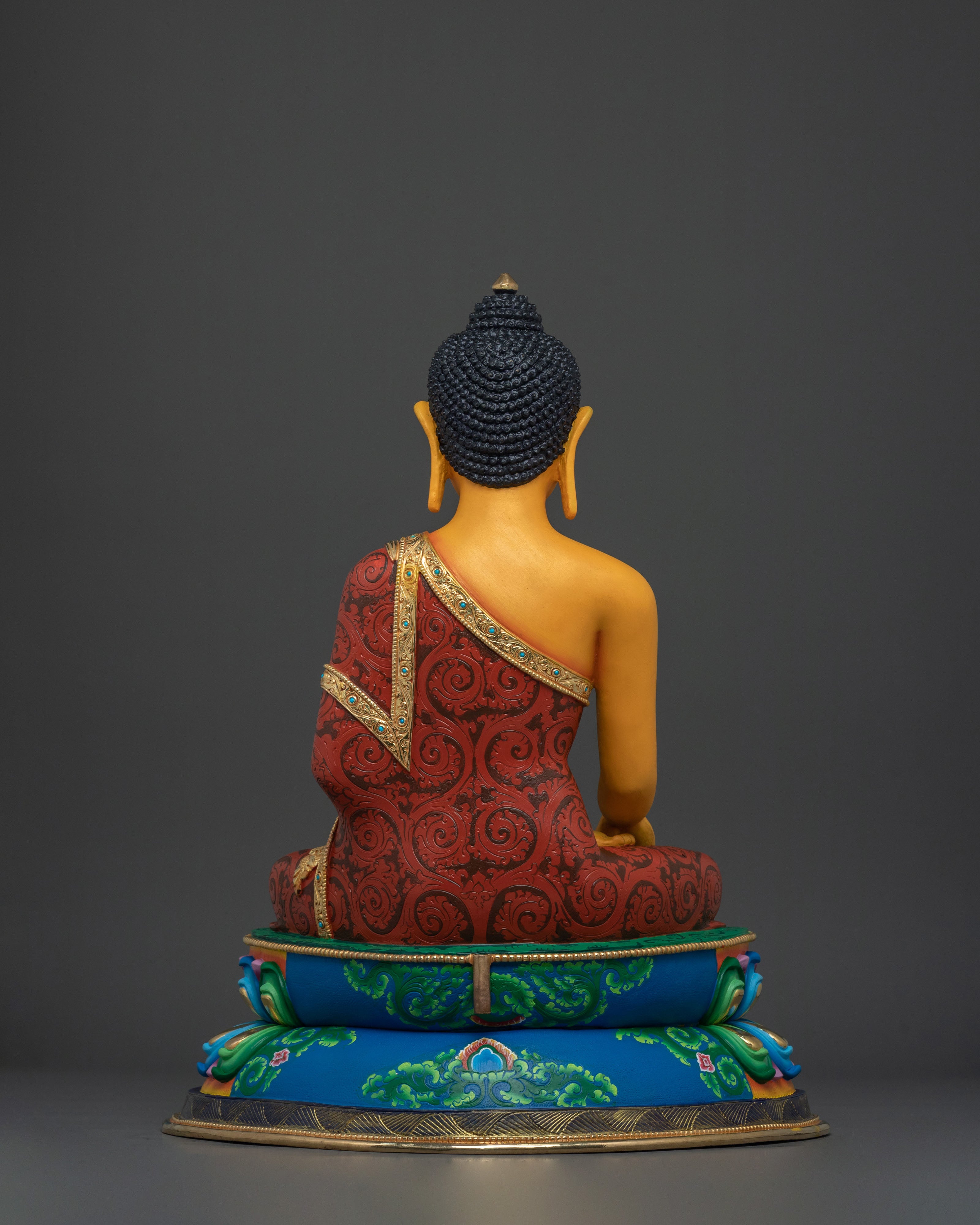 Sacred Statue of Shakyamuni Buddha | 24K Gold Gilded