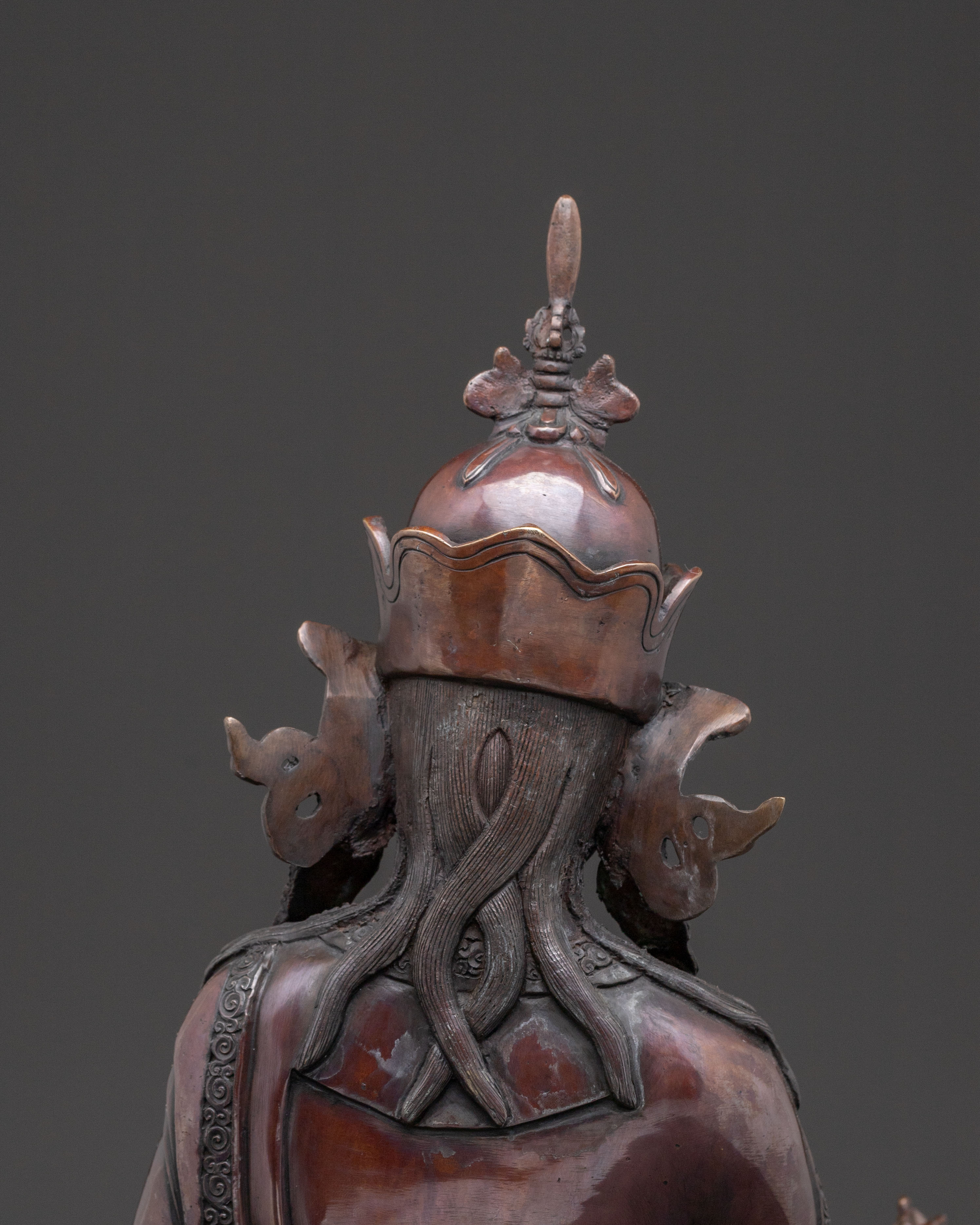 Guru Rinpoche Blessing Statue | Oxidized Copper