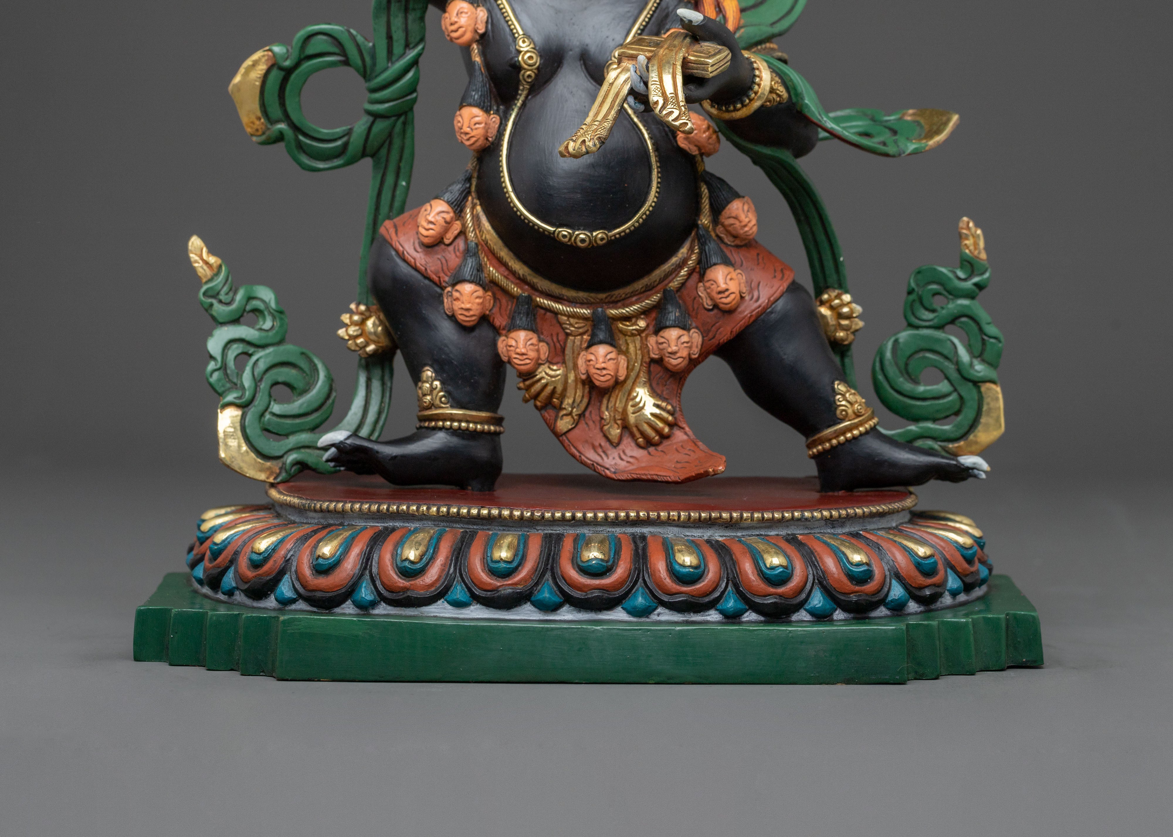 Black Manjushri Spiritual Statue | Protector of Wisdom