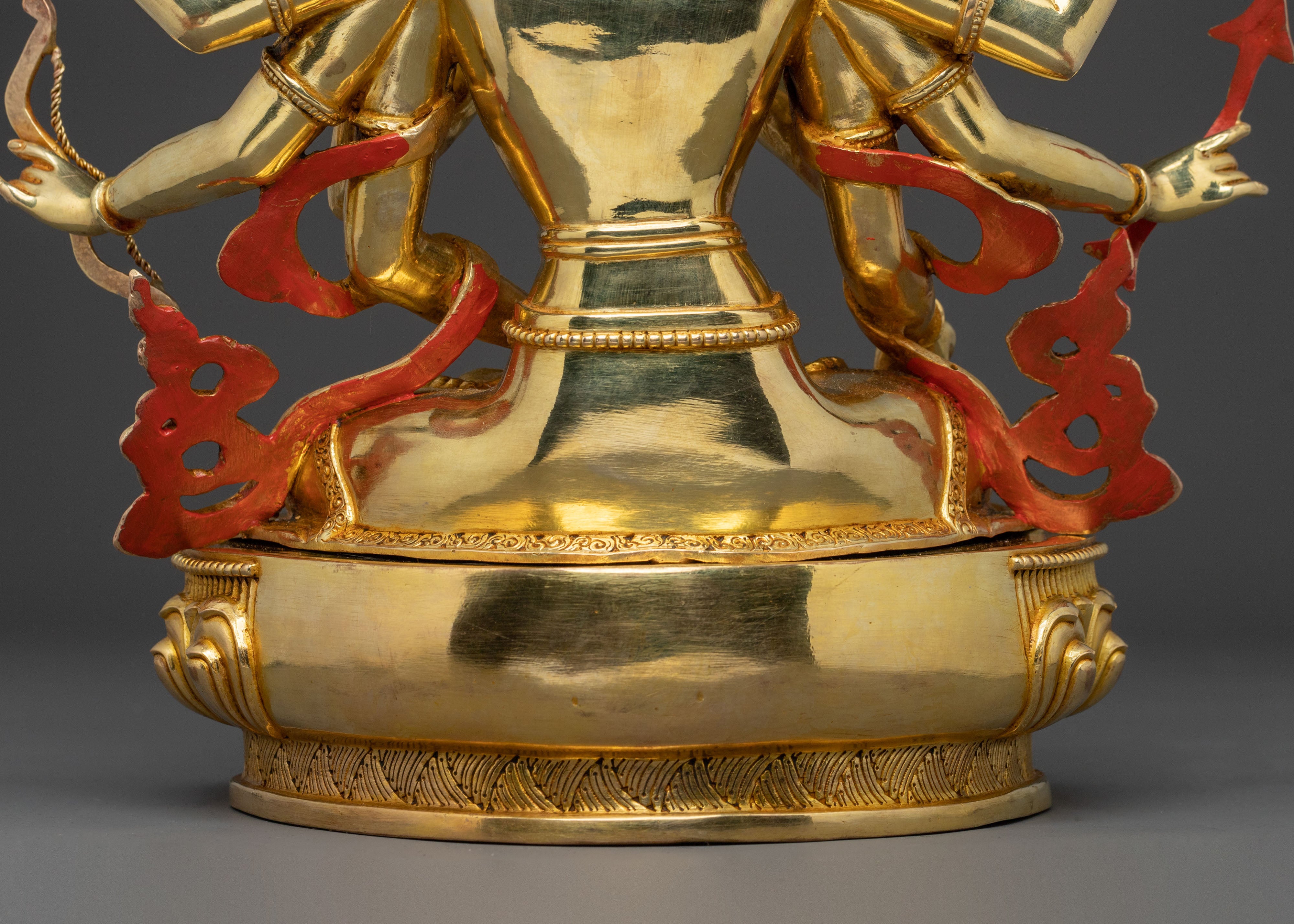 Golden Namgyalma Spiritual Statue | Goddess of Long Life and Purification