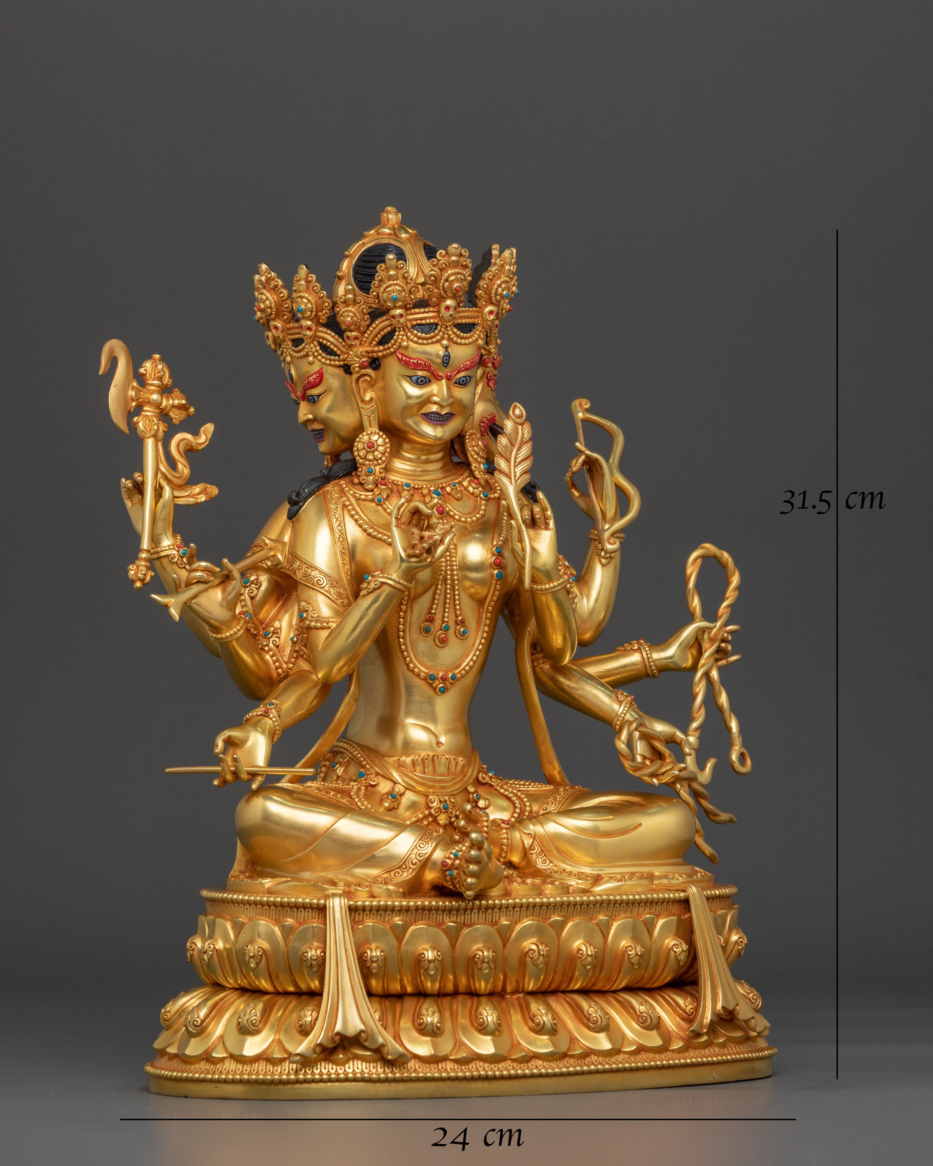 Marici Sacred Goddess Statue | Tibetan Buddhist Figurine