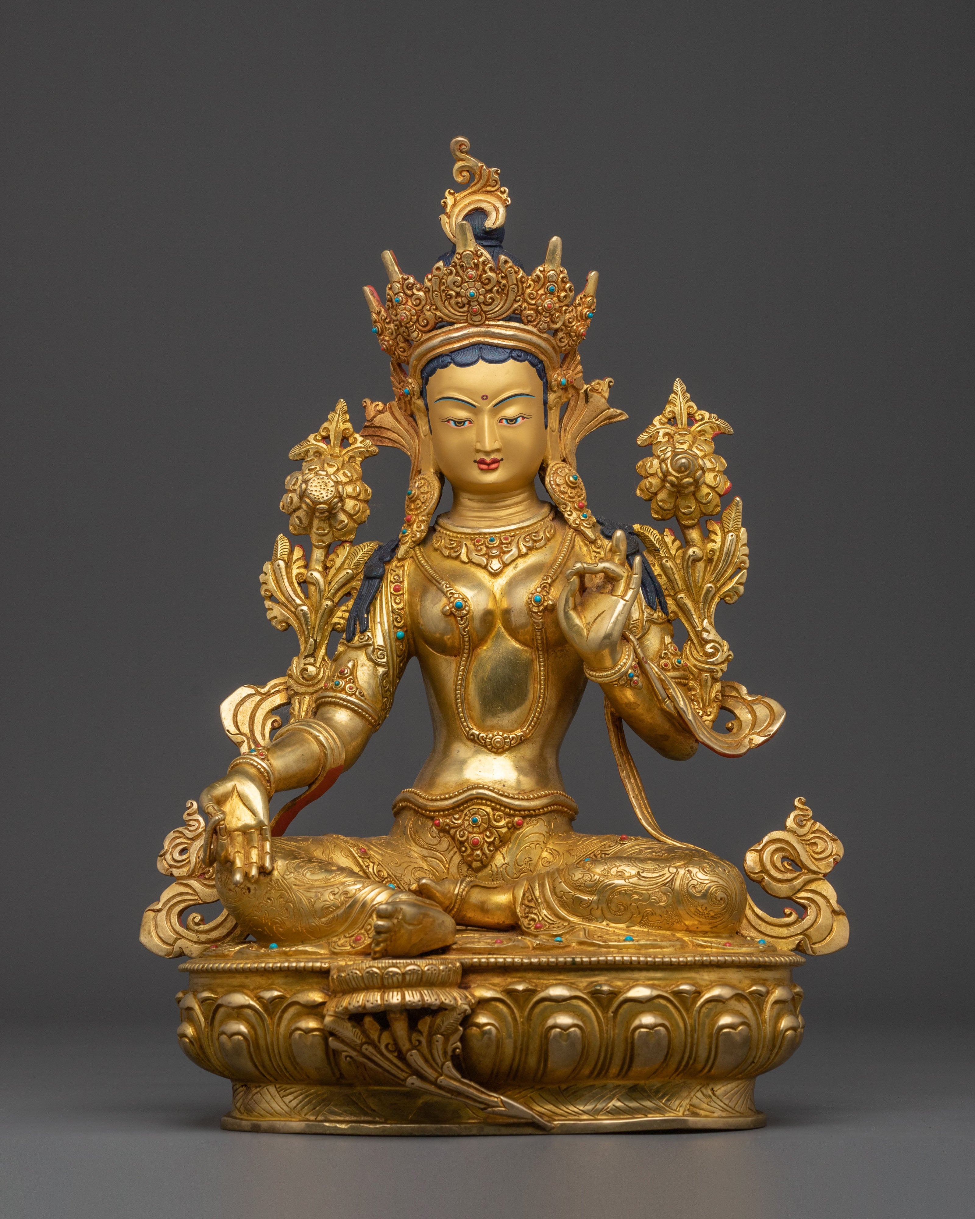 Green Tara Statue