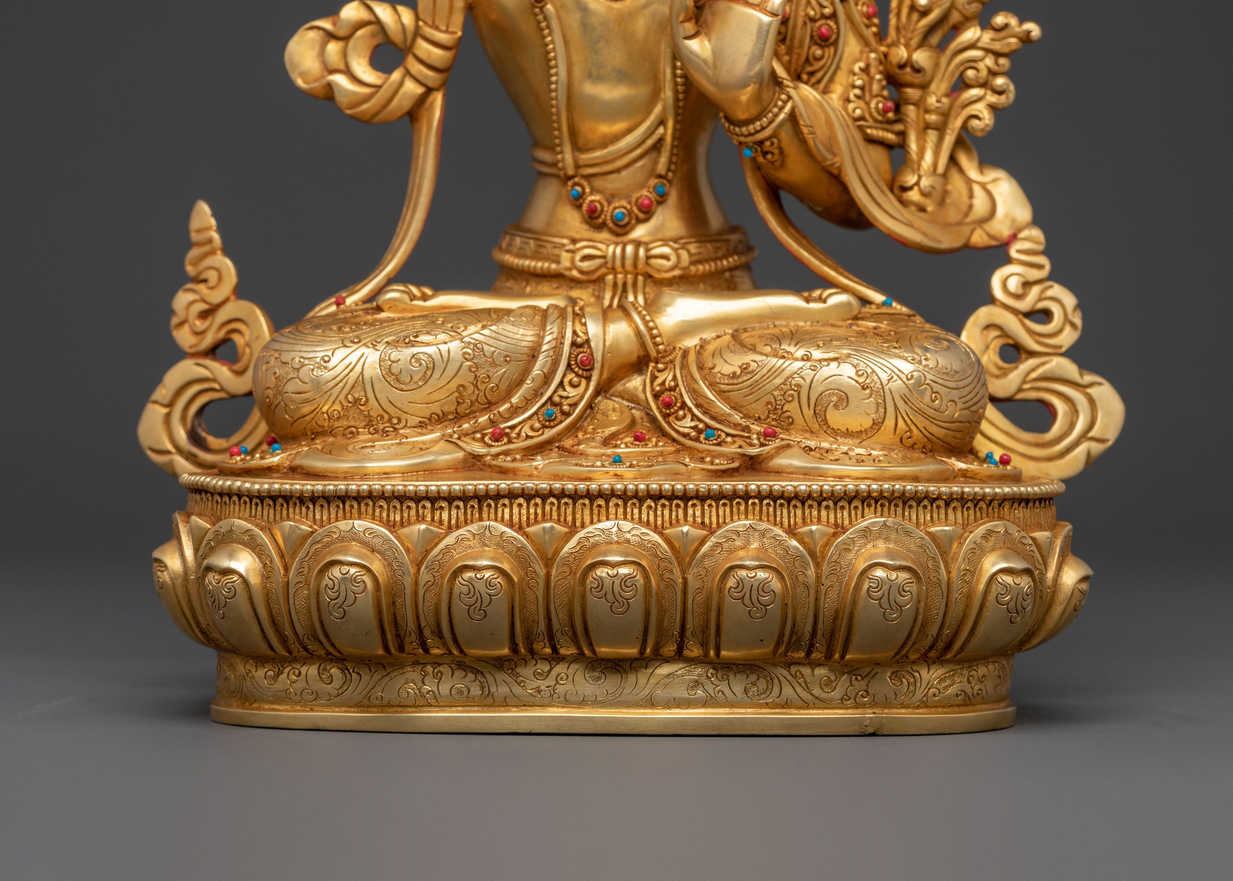 Manjushri Spiritual Statue | Serene Wisdom