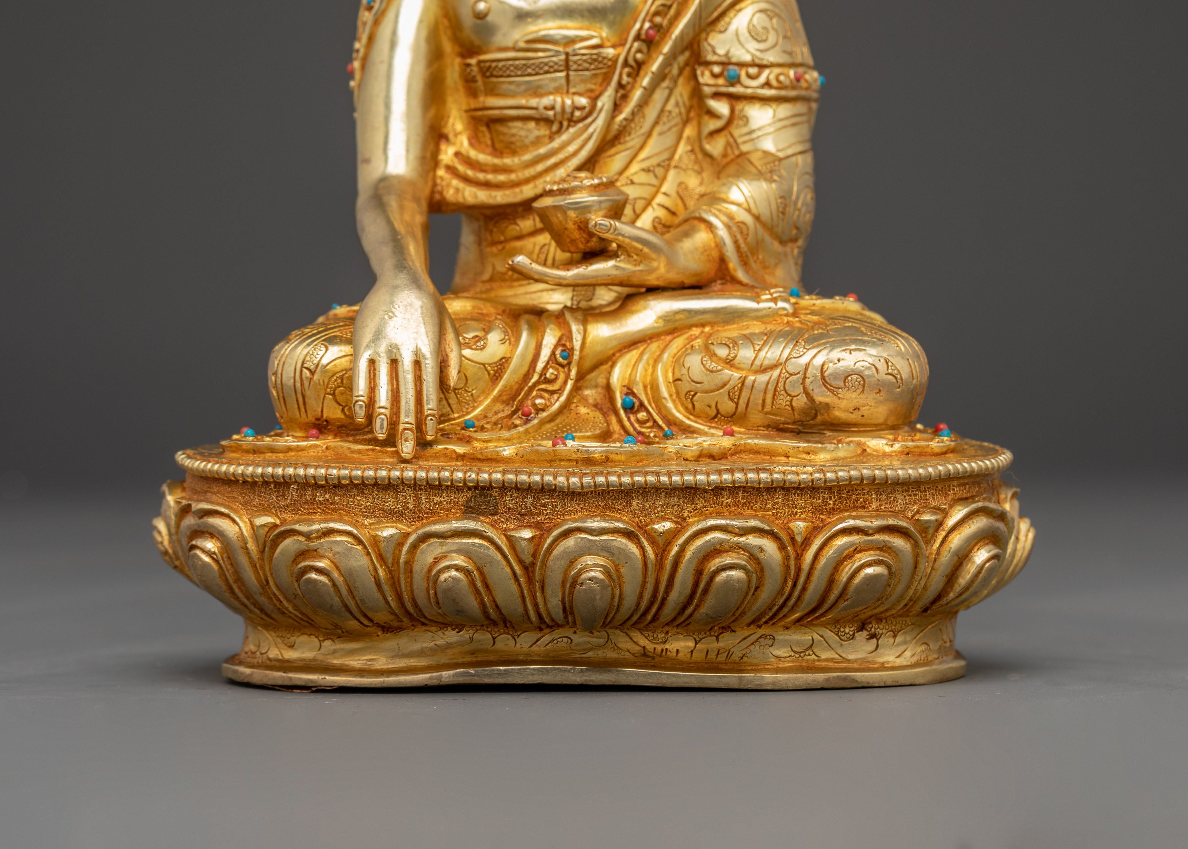 Handmade Sculpture of Dharma Guru Shakyamuni Buddha | Enlightened Master