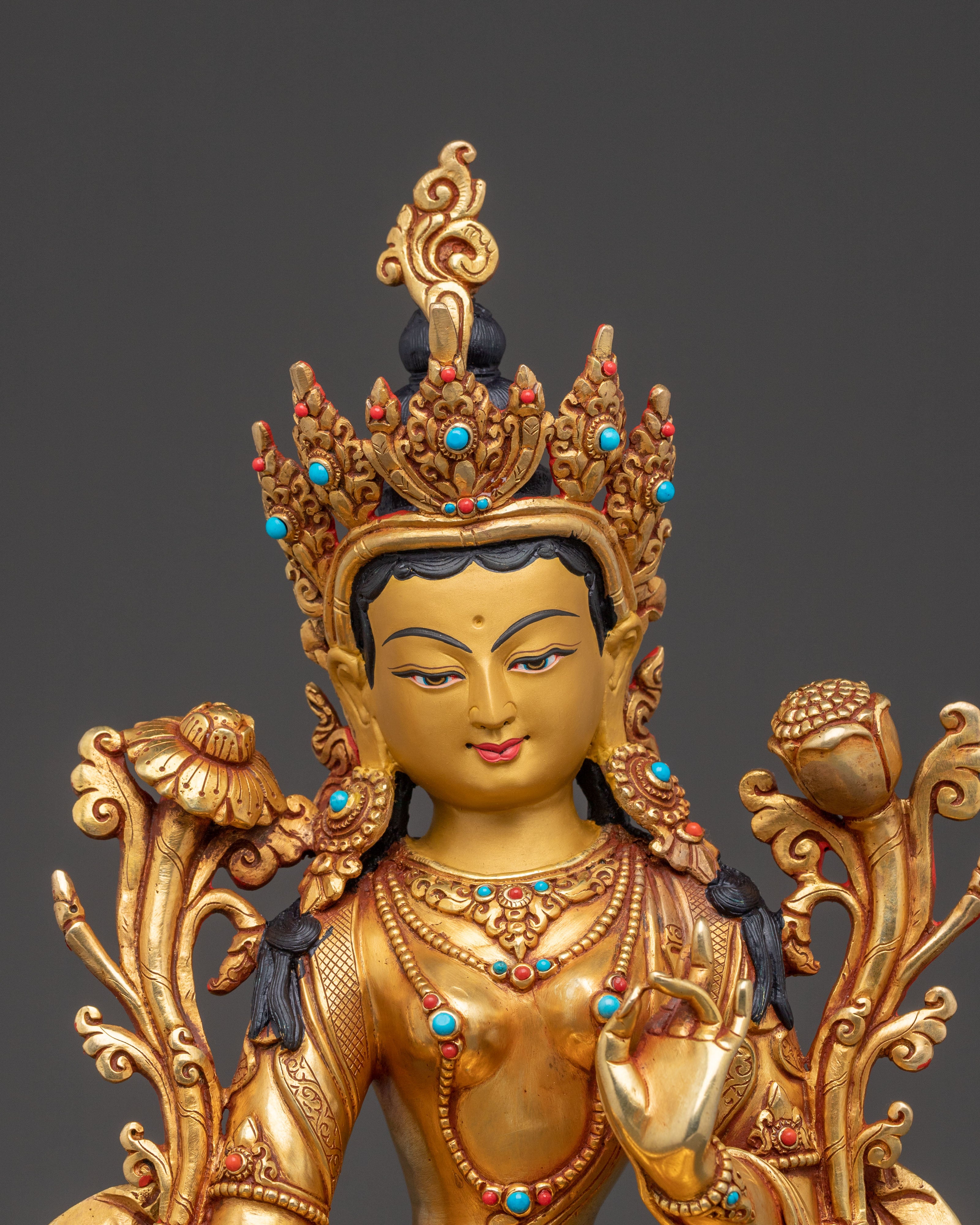 Green Tara Compassion Goddess Statue | Goddess of Compassion