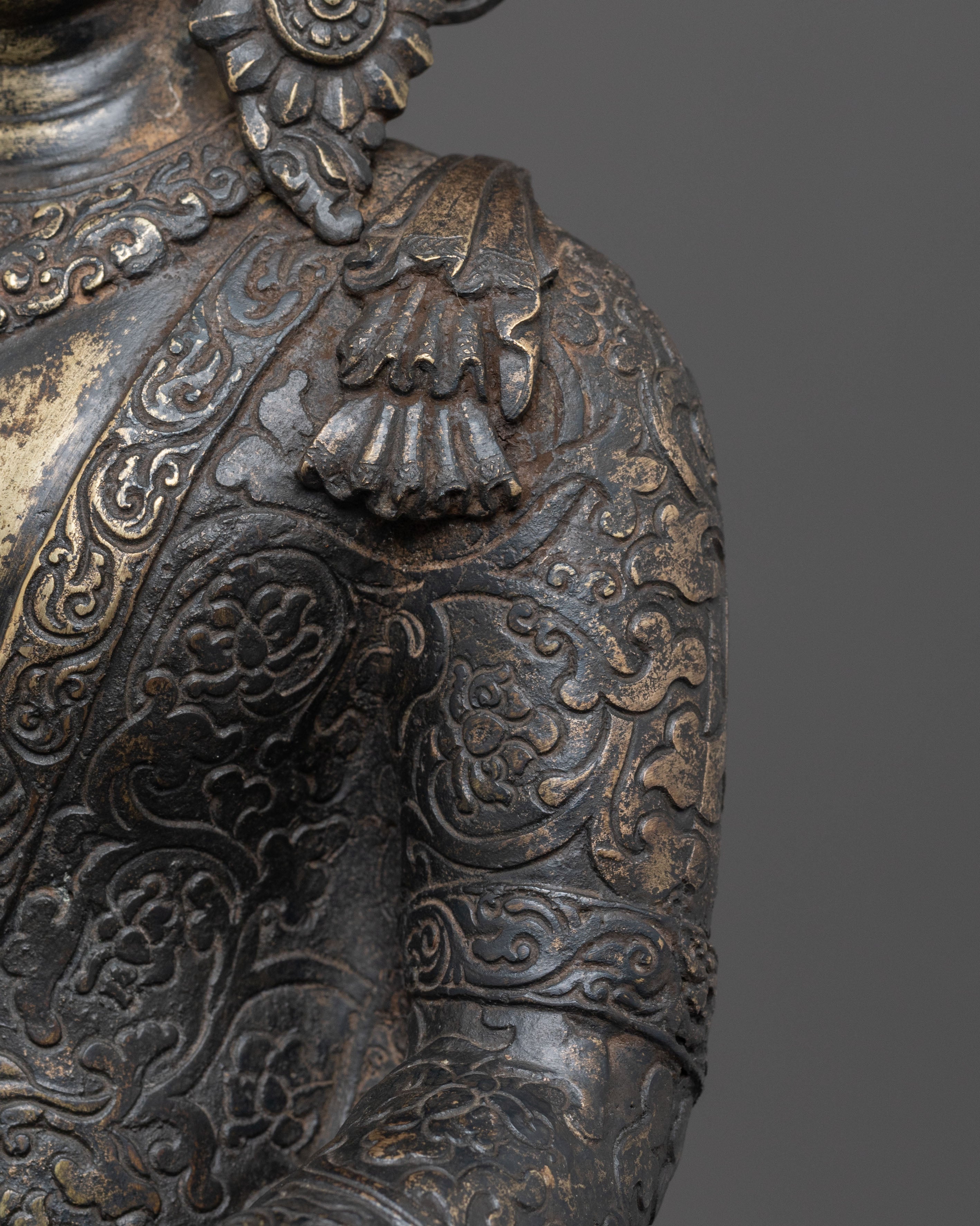 Dipankara Buddha Blessing Statue for Decor