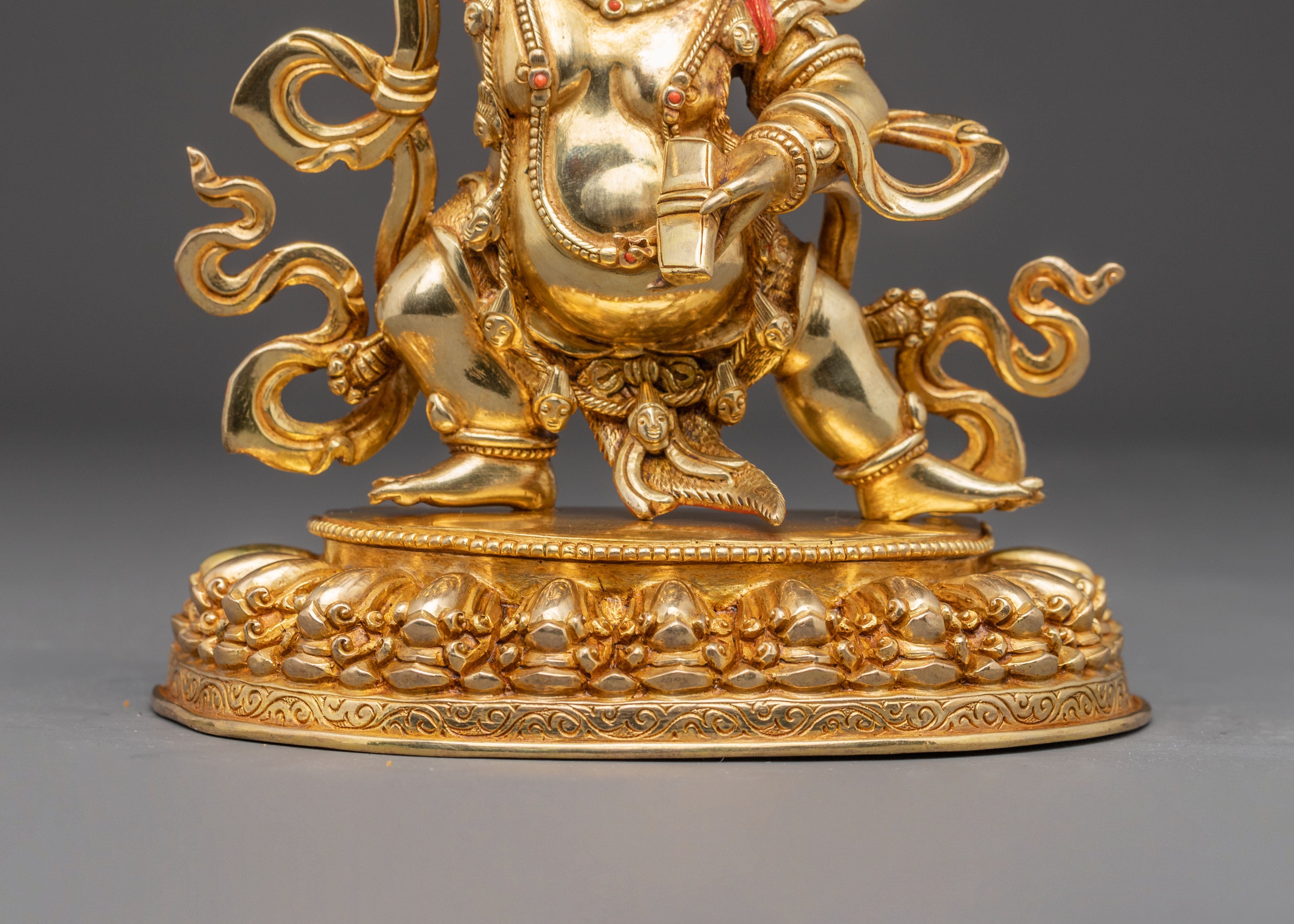 Golden Statue of Black Manjushri | Dharma Protector