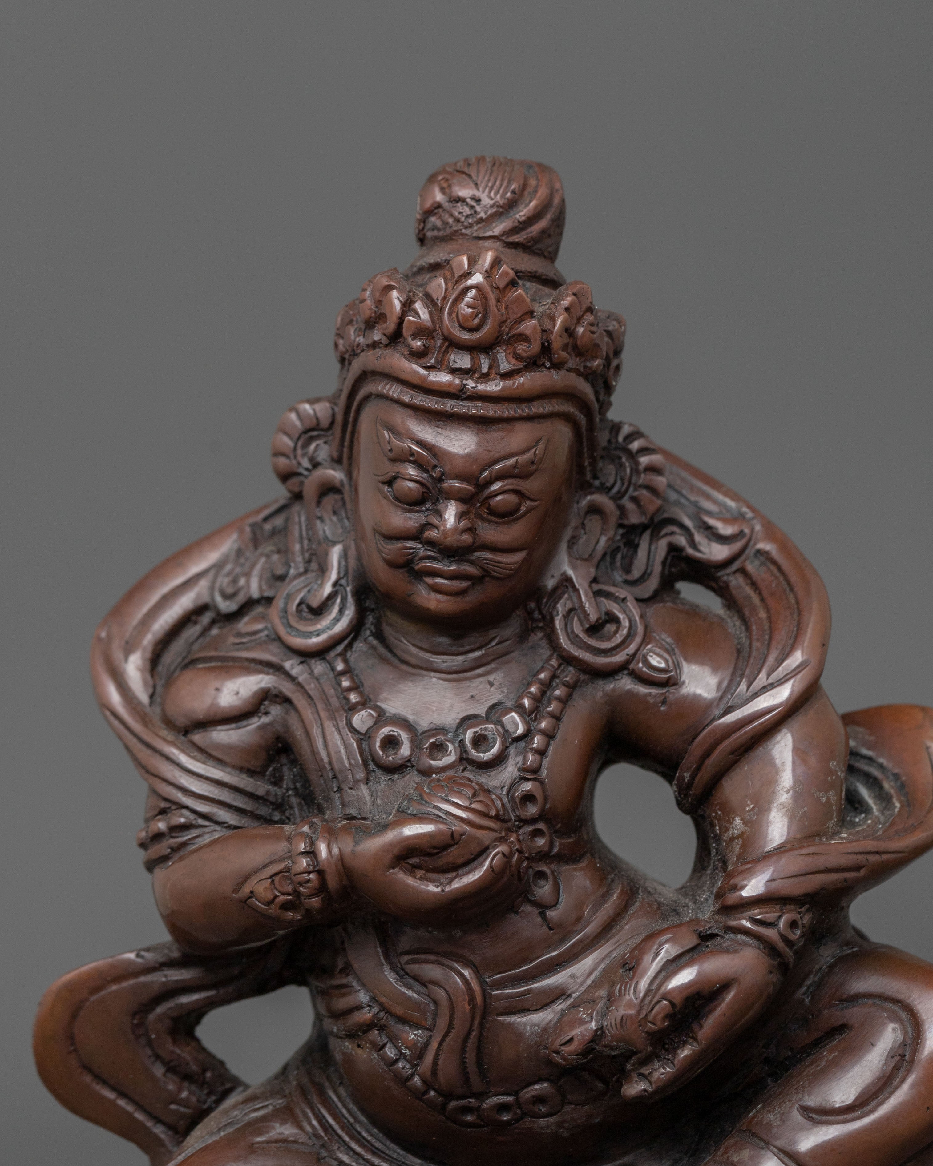 Handmade Dzambhala Sacred Sculpture