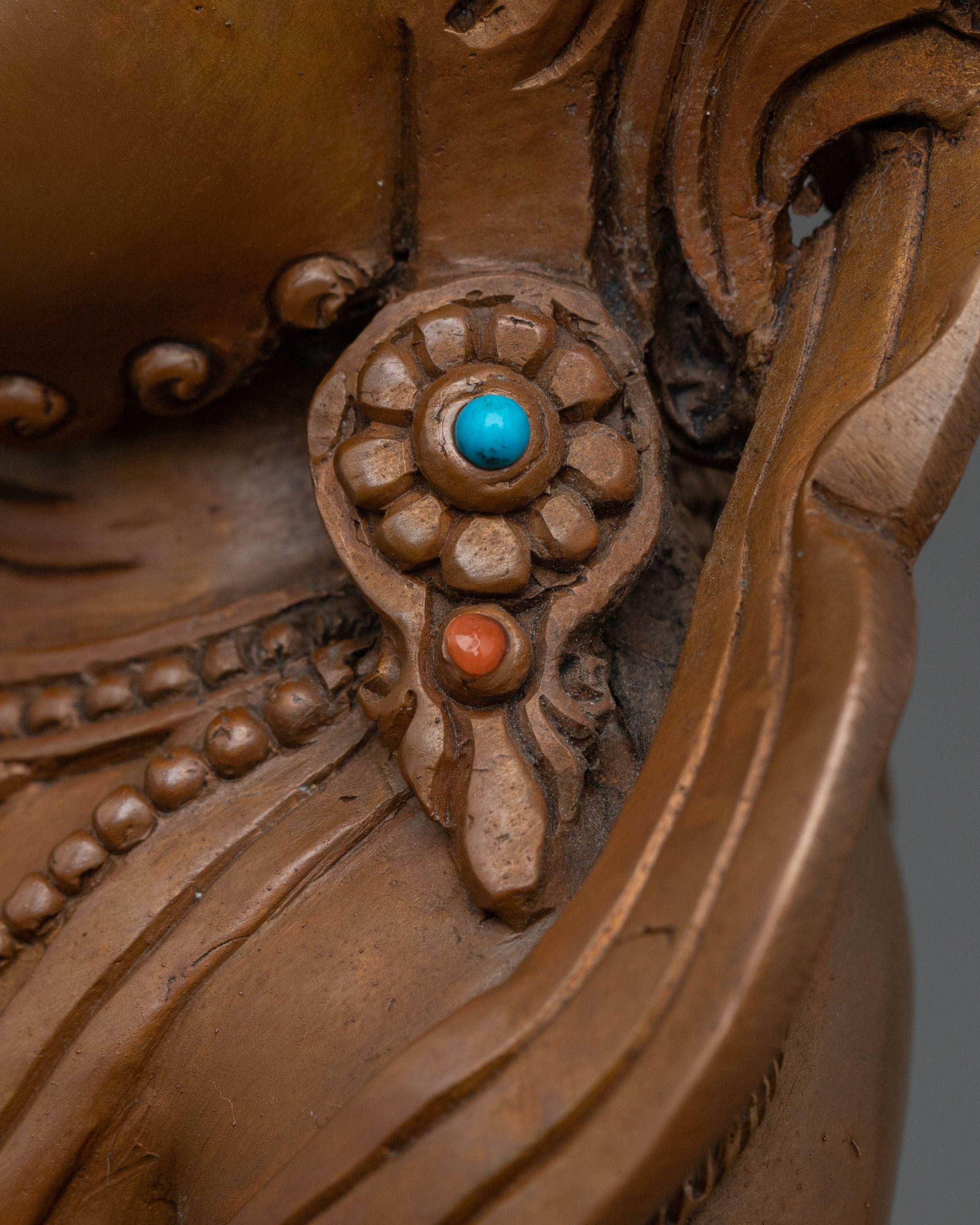 Dzambhala Handmade Sculpture: Deity of Wealth and Prosperity